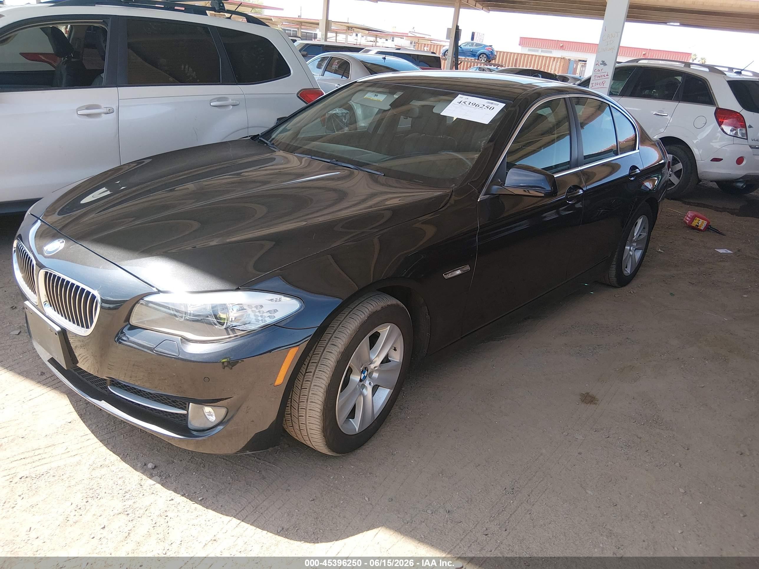 2013 Bmw 528i Xdrive Black vin: WBAXH5C58DD109958