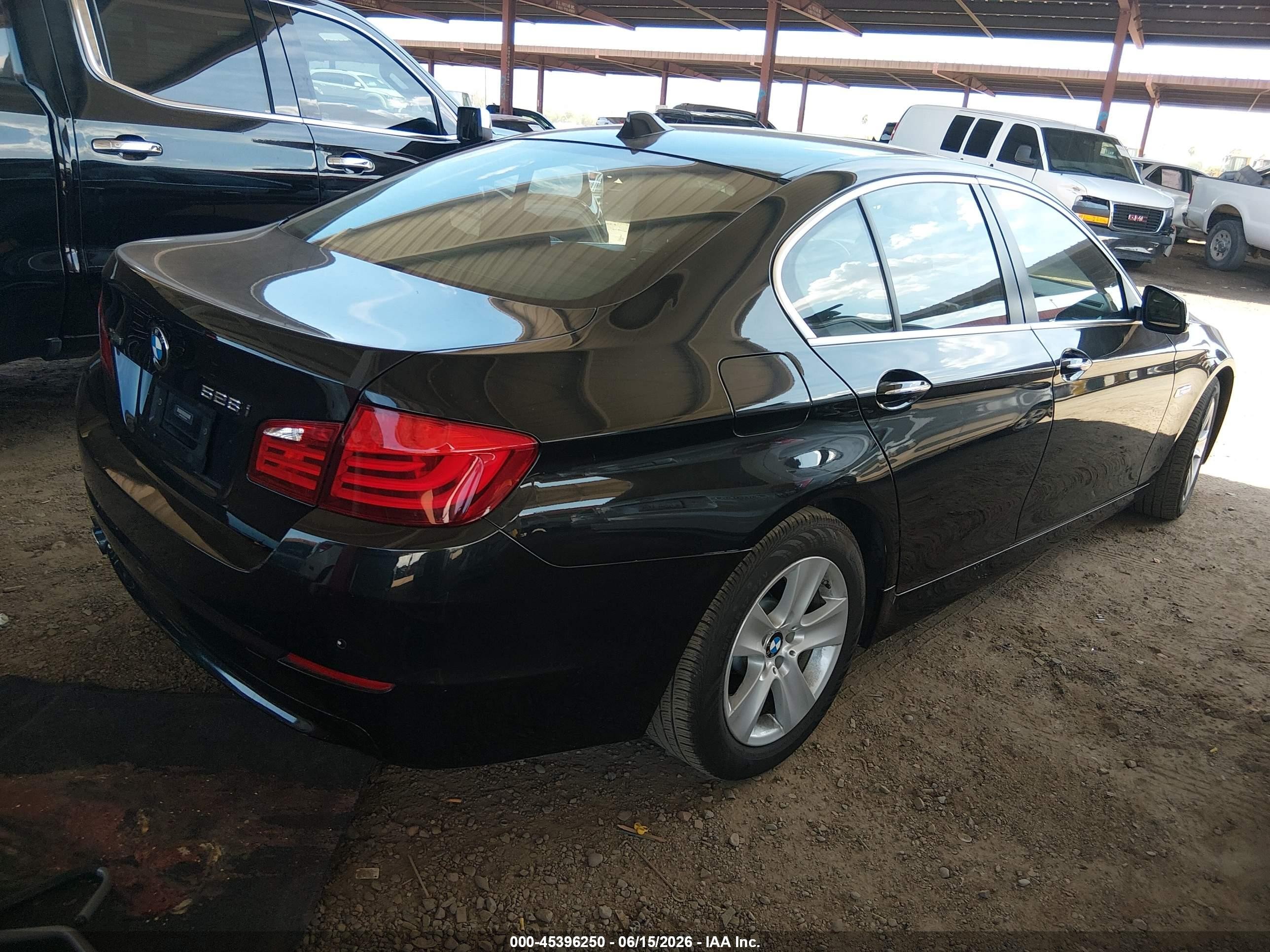 2013 Bmw 528i Xdrive Black vin: WBAXH5C58DD109958