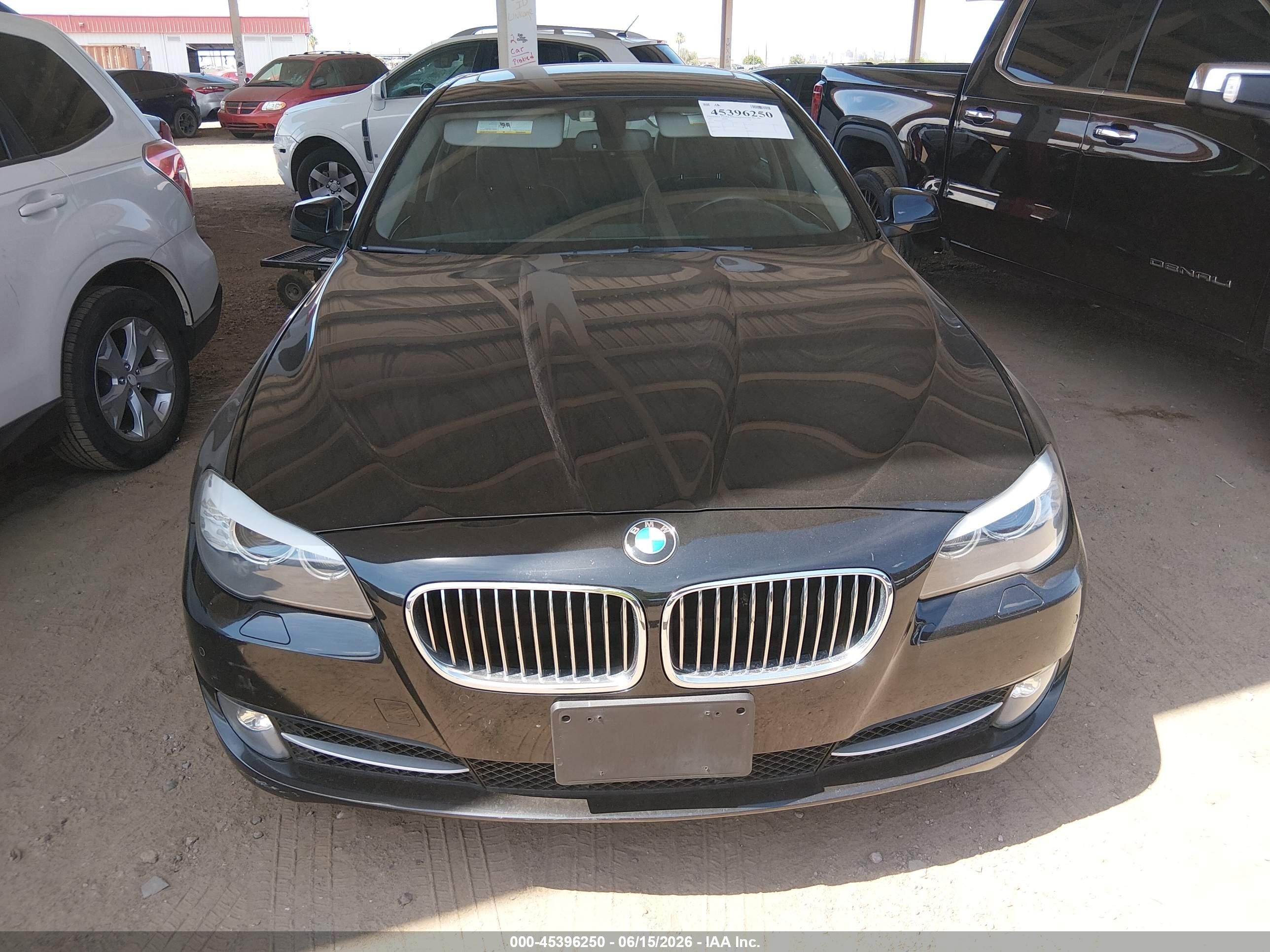 2013 Bmw 528i Xdrive Black vin: WBAXH5C58DD109958