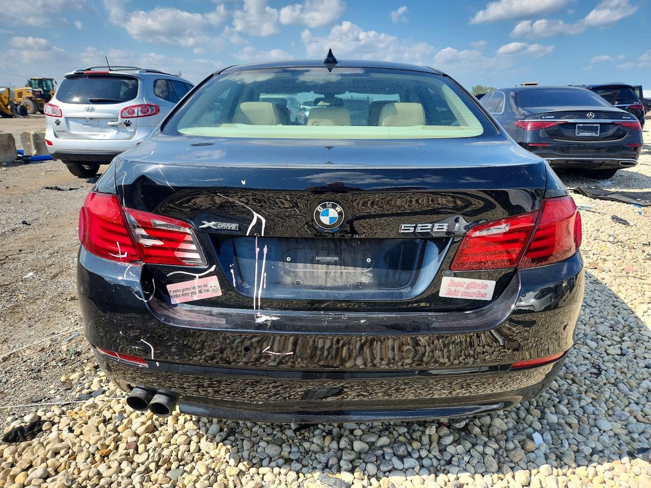 2013 Bmw 528 Xi Black vin: WBAXH5C58DD110060
