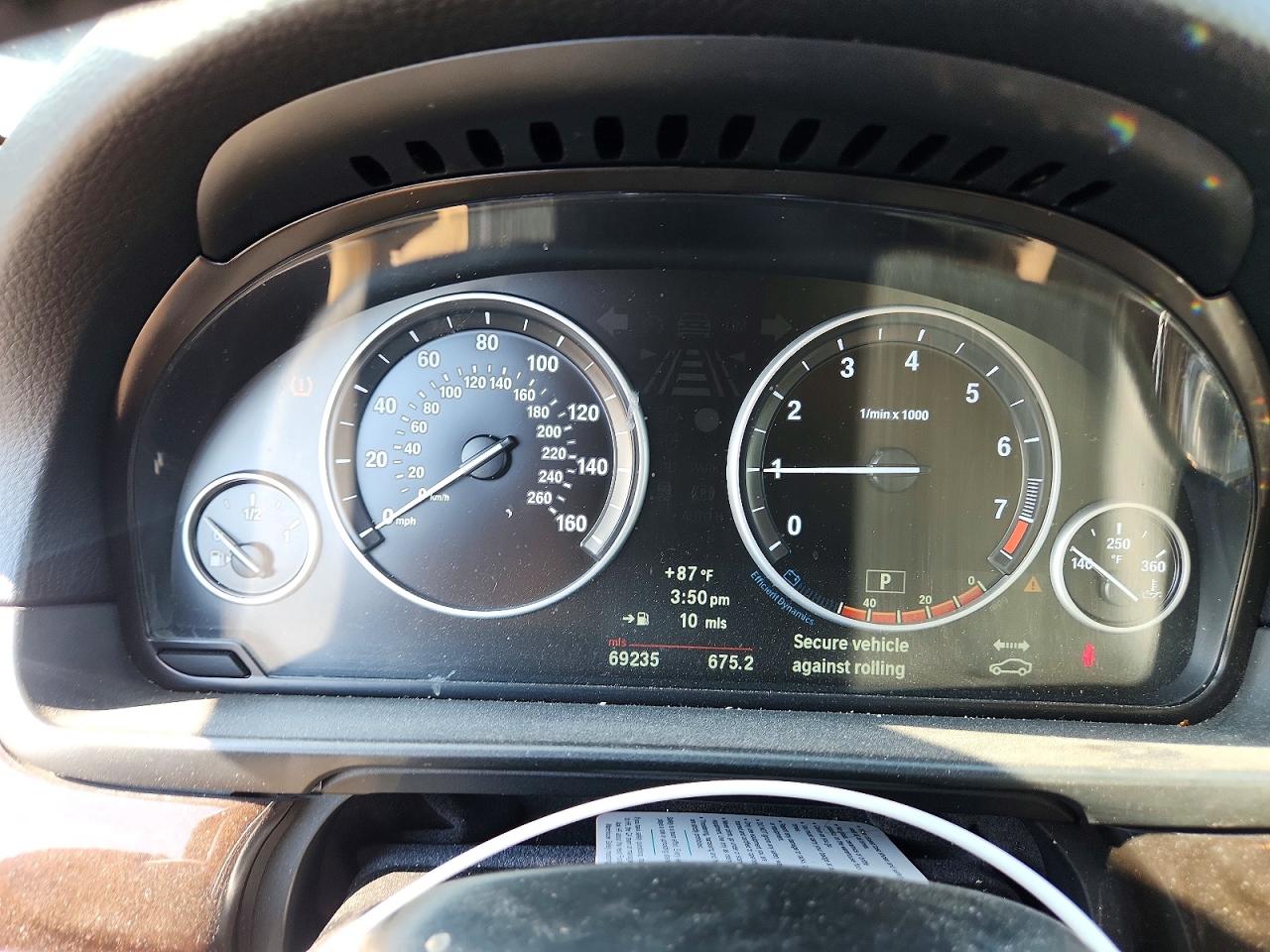 2013 Bmw 528 Xi Black vin: WBAXH5C58DD110060