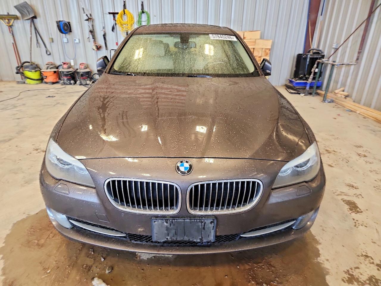 2013 Bmw 528 Xi Brown vin: WBAXH5C58DD112892