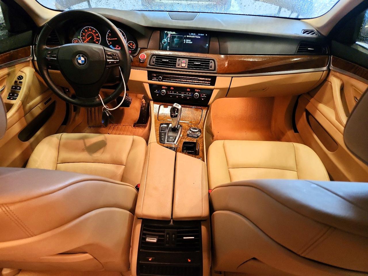 2013 Bmw 528 Xi Brown vin: WBAXH5C58DD112892