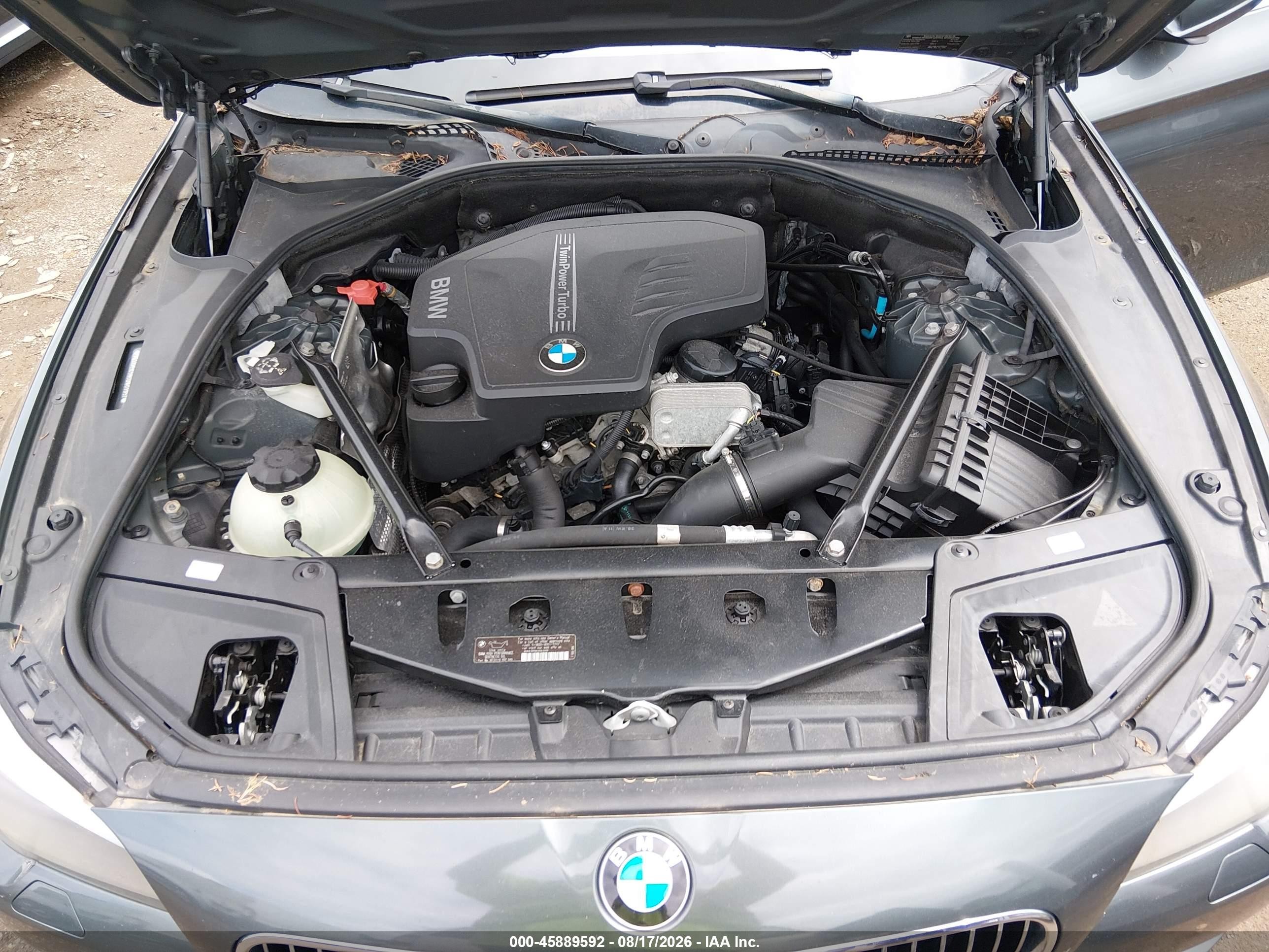 2012 Bmw 528i Xdrive Gray vin: WBAXH5C59CDW03857