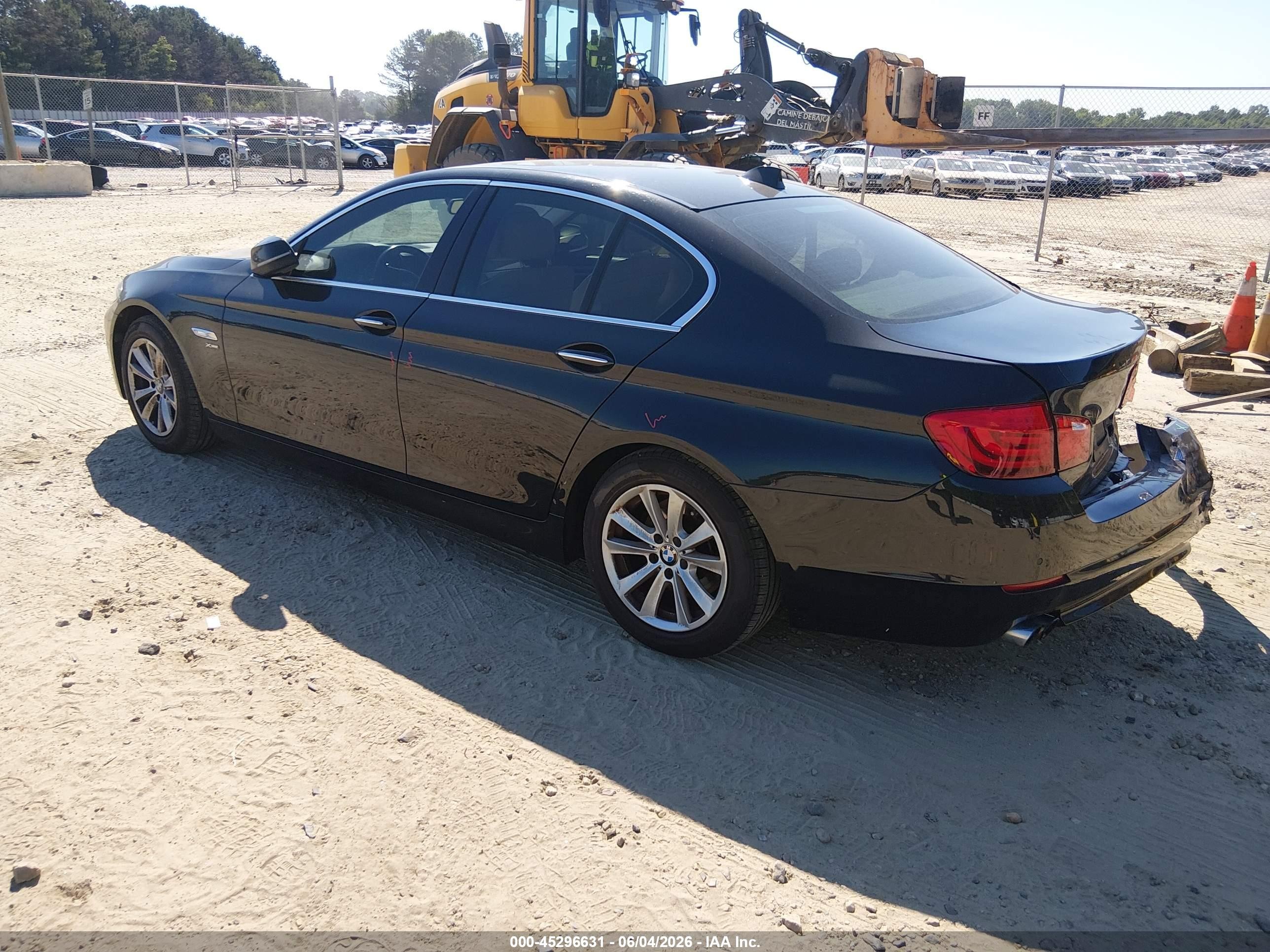 2012 Bmw 528i Xdrive Black vin: WBAXH5C59CDW09044