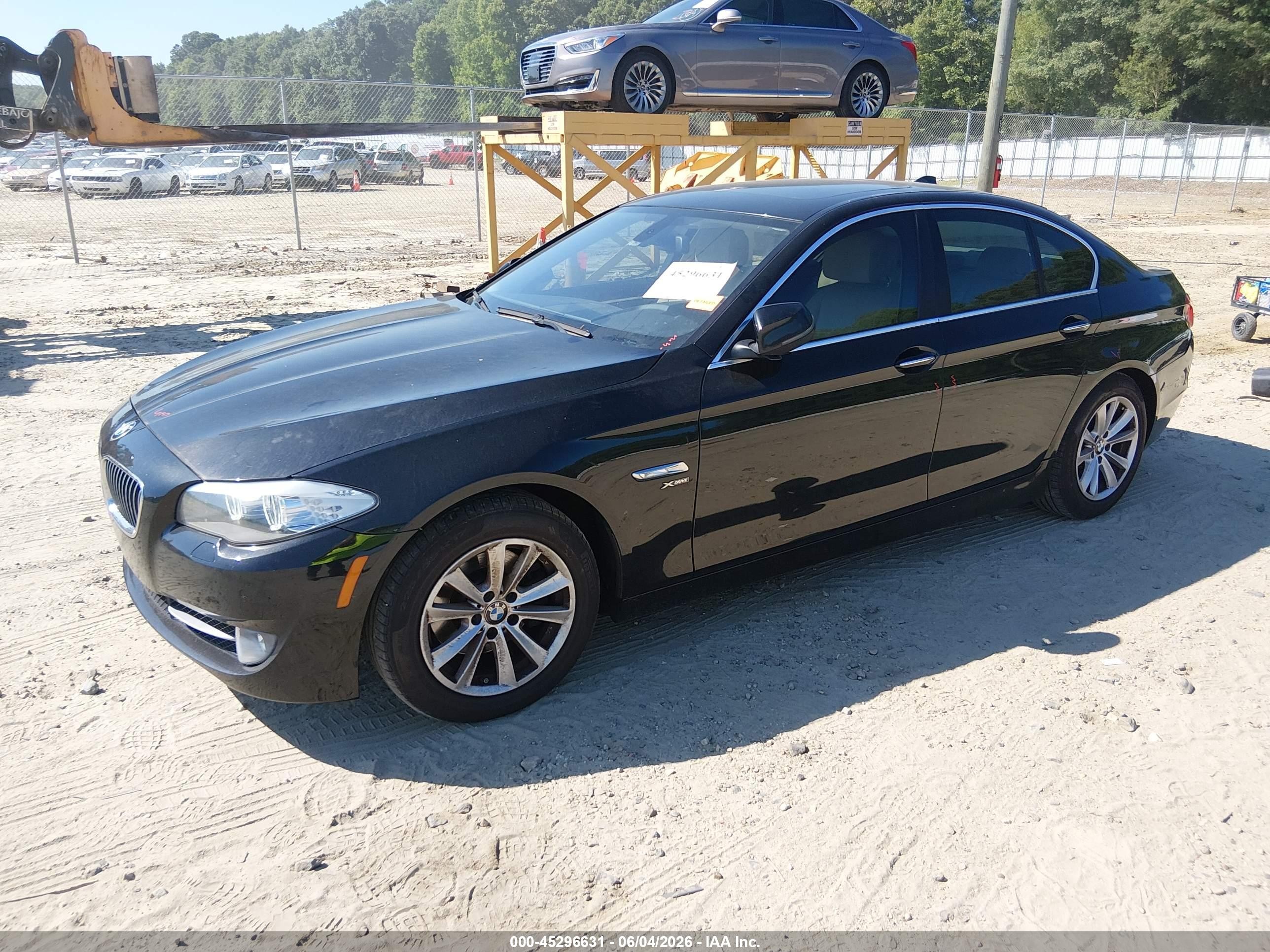 2012 Bmw 528i Xdrive Black vin: WBAXH5C59CDW09044