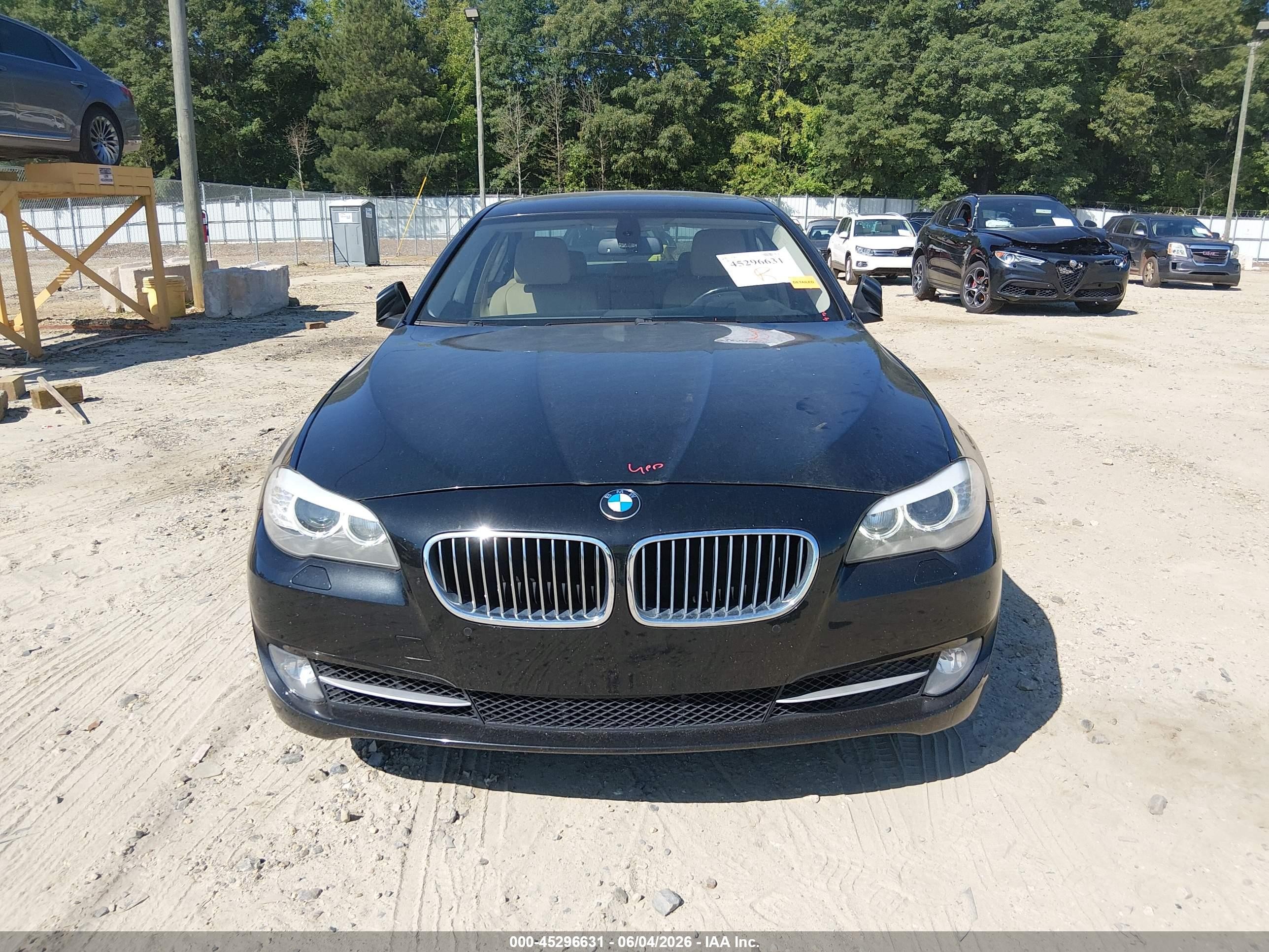 2012 Bmw 528i Xdrive Black vin: WBAXH5C59CDW09044