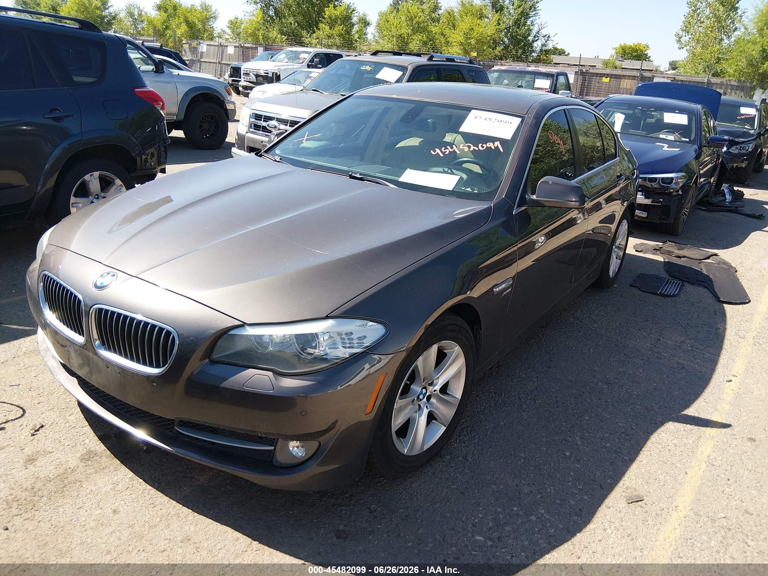 2012 Bmw 528i Xdrive Brown vin: WBAXH5C59CDW10095