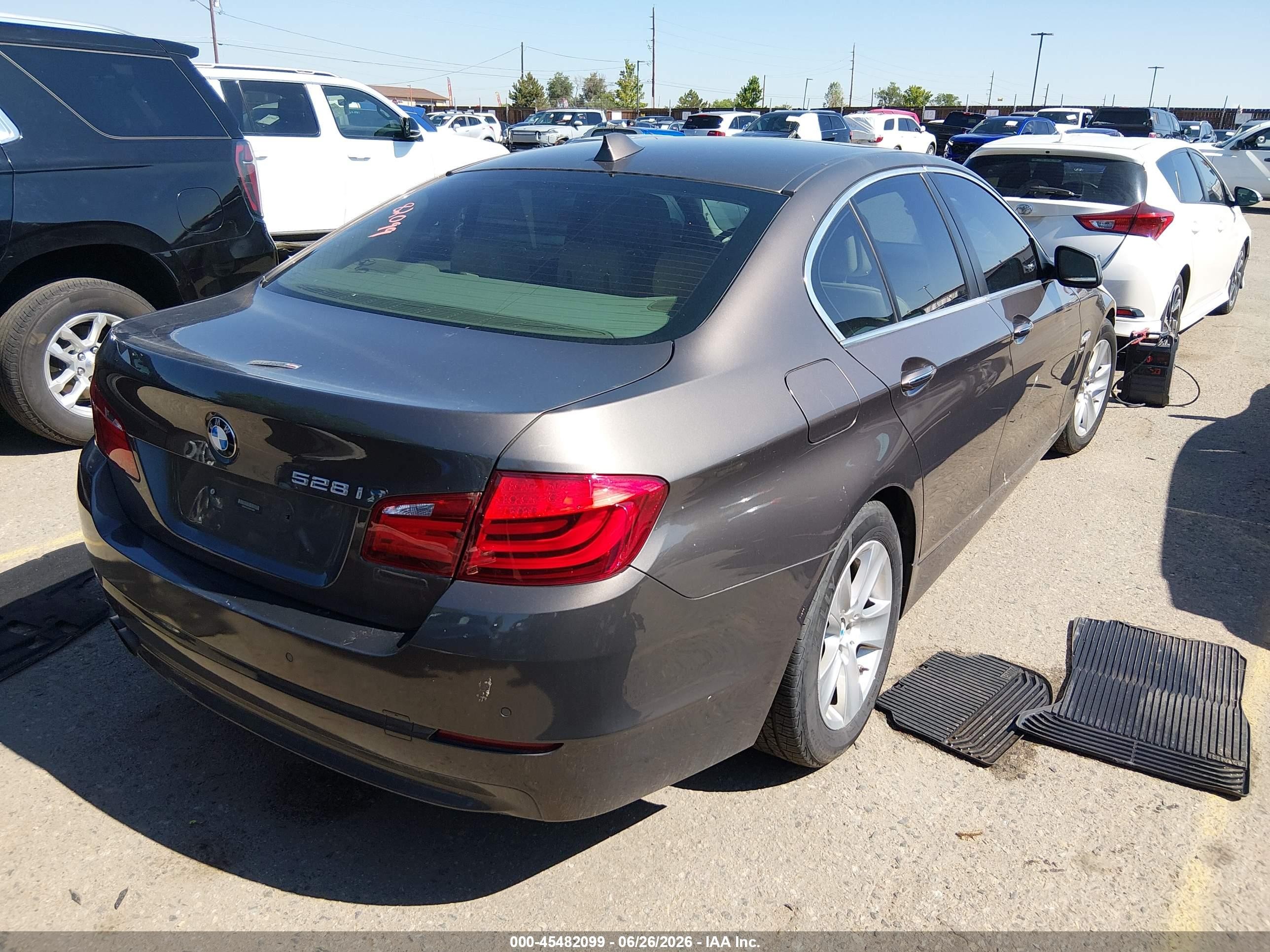 2012 Bmw 528i Xdrive Brown vin: WBAXH5C59CDW10095