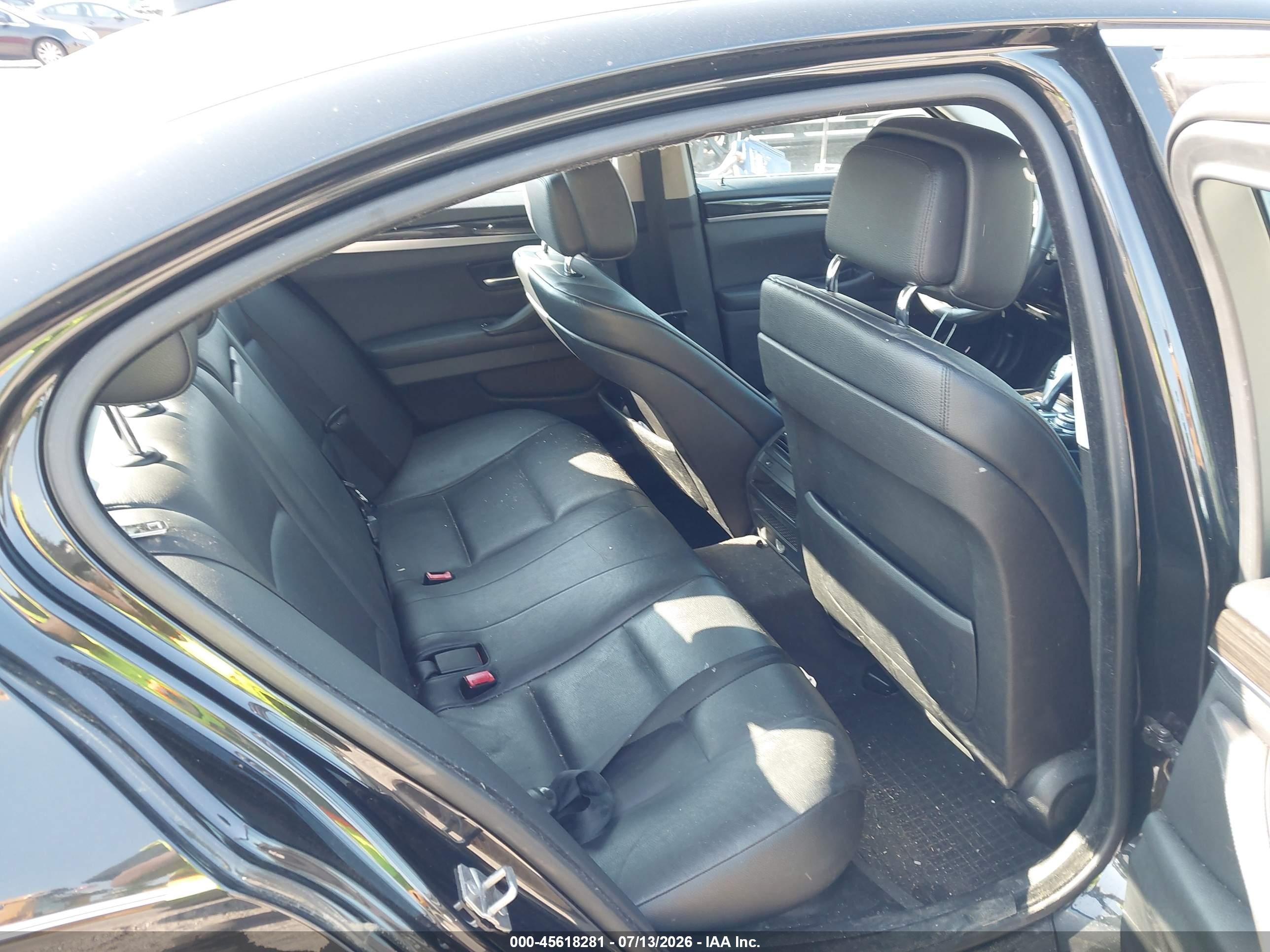 2012 Bmw 528i Xdrive Black vin: WBAXH5C59CDW11697
