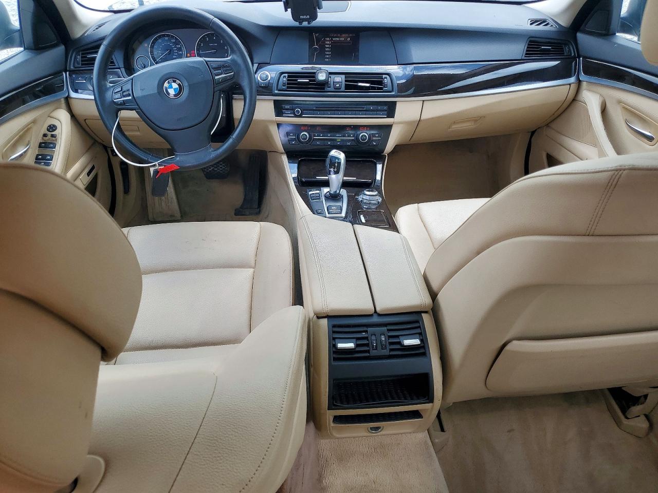 2013 Bmw 528 Xi White vin: WBAXH5C59DD106664
