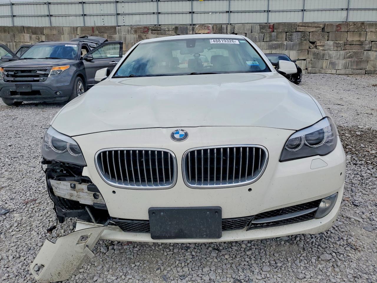 2013 Bmw 528 Xi White vin: WBAXH5C59DD106664