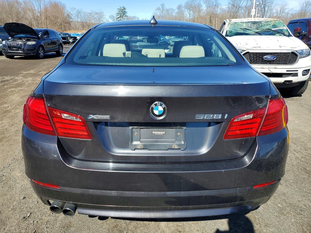 2013 Bmw 528 Xi Charcoal vin: WBAXH5C59DDW14326