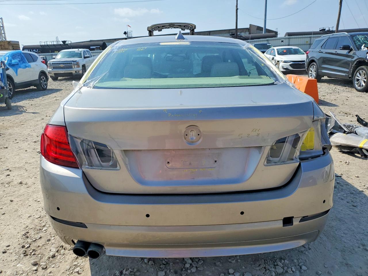2012 Bmw 528 Gray vin: WBAXH5C5XCDW04287