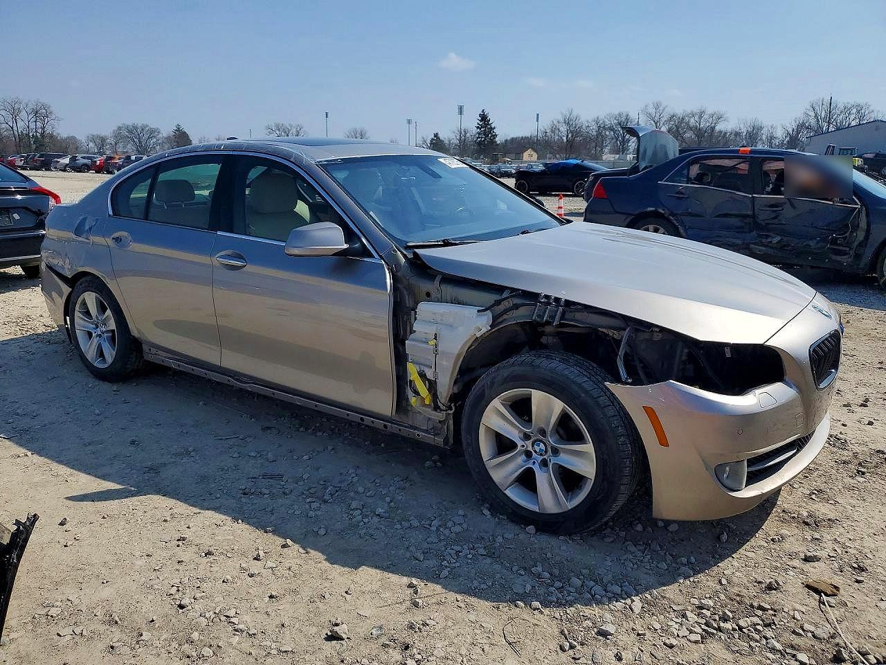 2012 Bmw 528 Gray vin: WBAXH5C5XCDW04287