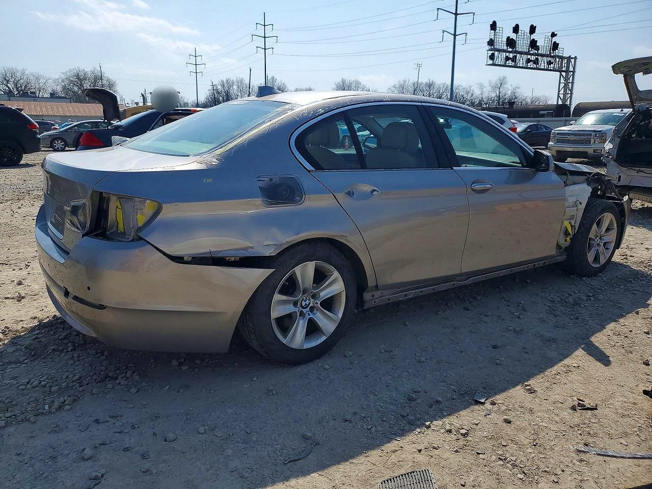 2012 Bmw 528 Gray vin: WBAXH5C5XCDW04287