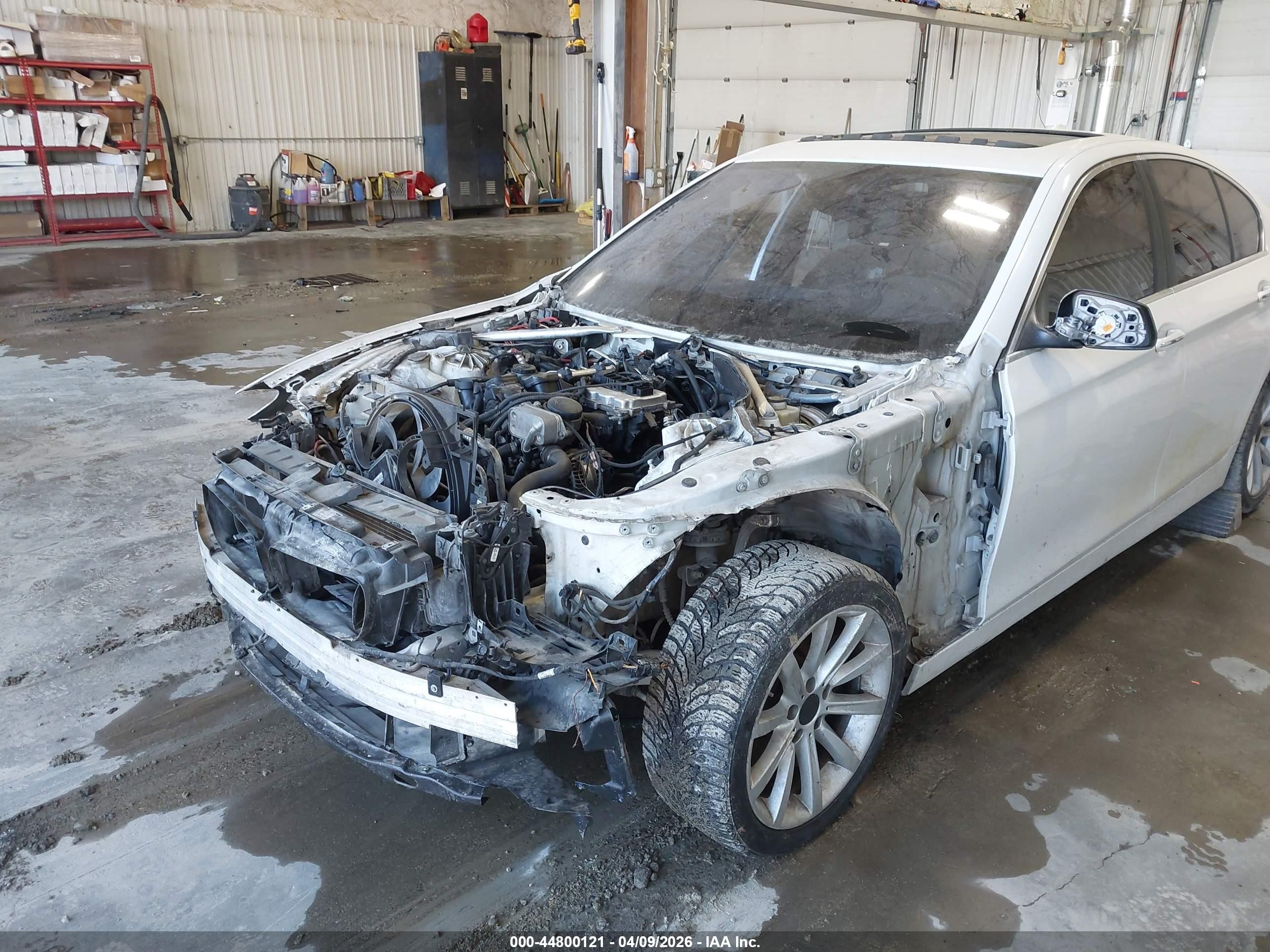 2013 Bmw 528i Xdrive White vin: WBAXH5C5XDD107967
