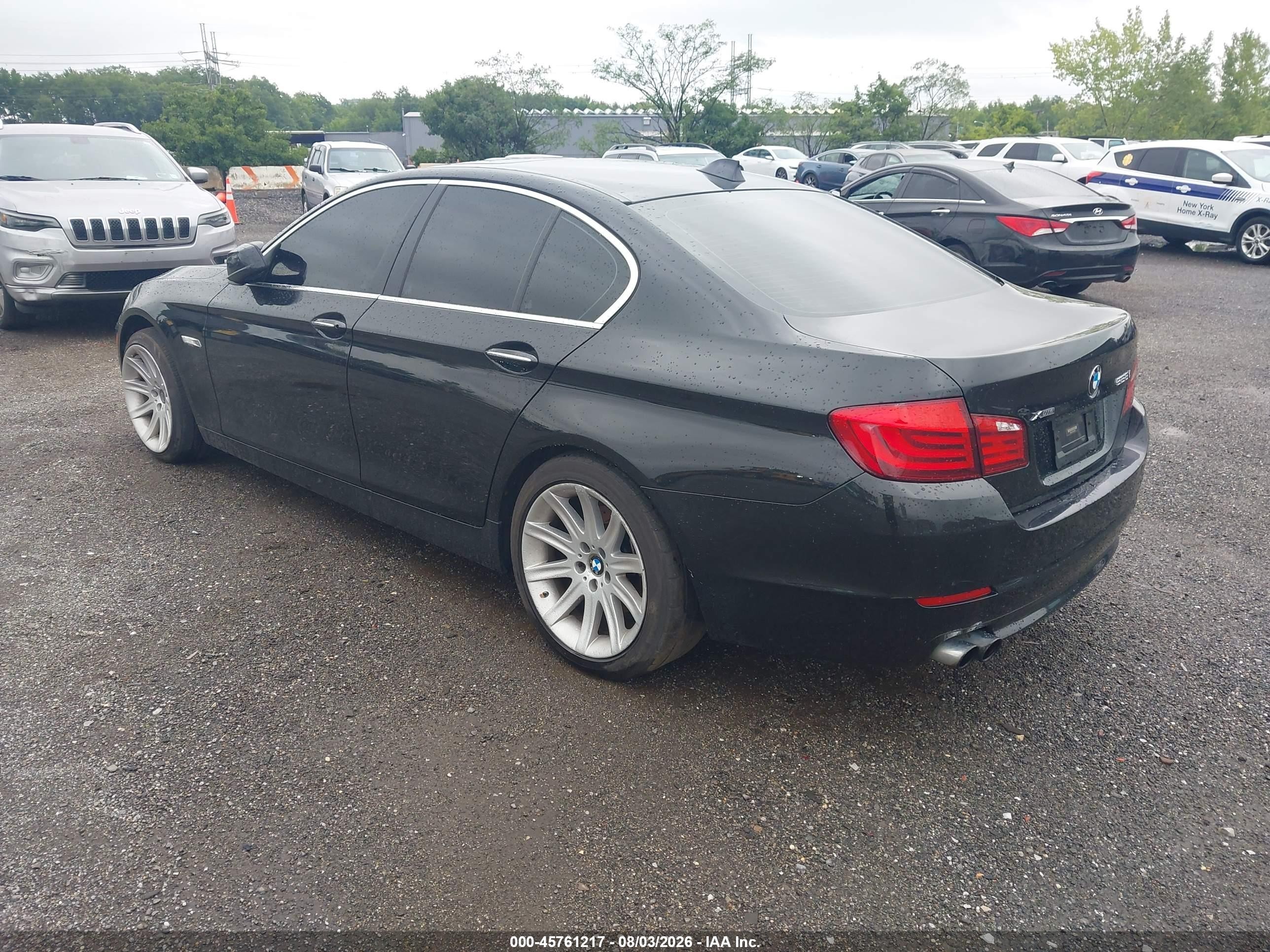 2013 Bmw 528i Xdrive Черный vin: WBAXH5C5XDD108858