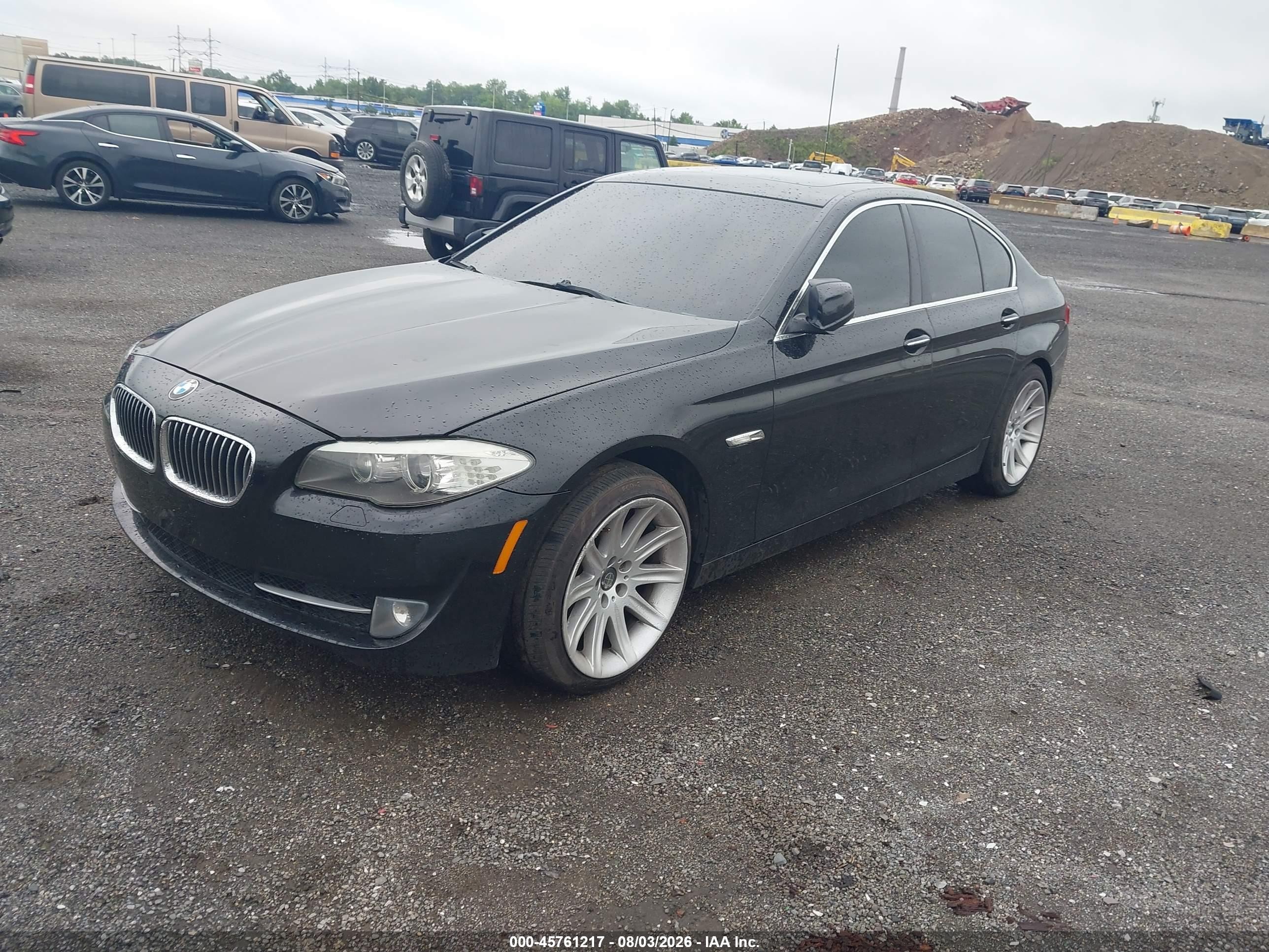 2013 Bmw 528i Xdrive Черный vin: WBAXH5C5XDD108858