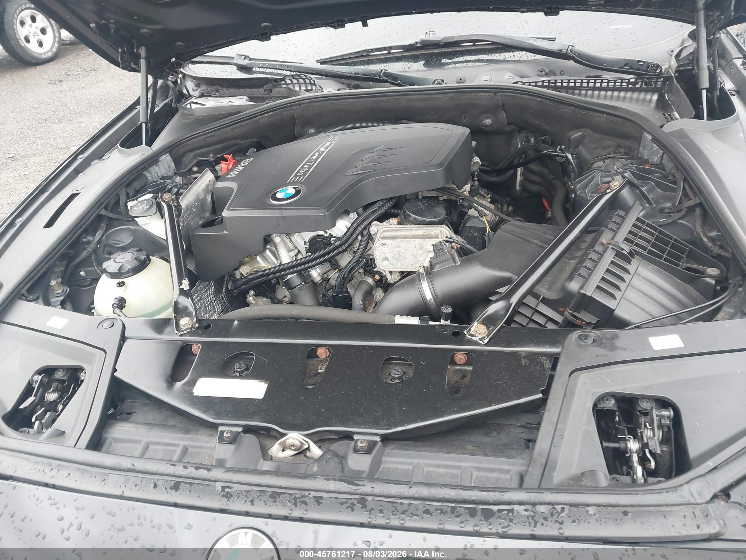 2013 Bmw 528i Xdrive Черный vin: WBAXH5C5XDD108858
