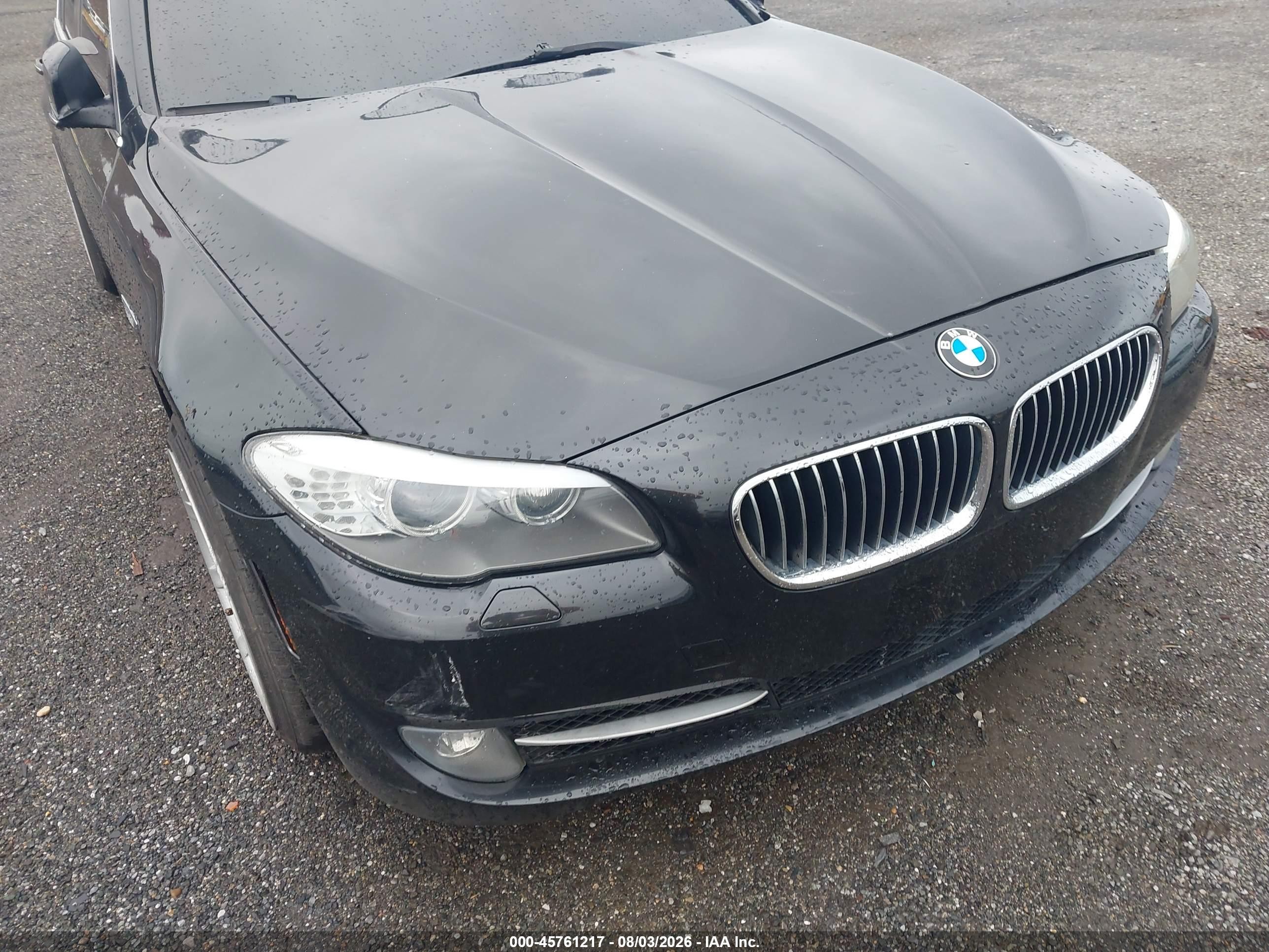 2013 Bmw 528i Xdrive Черный vin: WBAXH5C5XDD108858