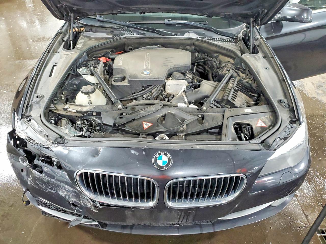2013 Bmw 528 Xi Black vin: WBAXH5C5XDD115003