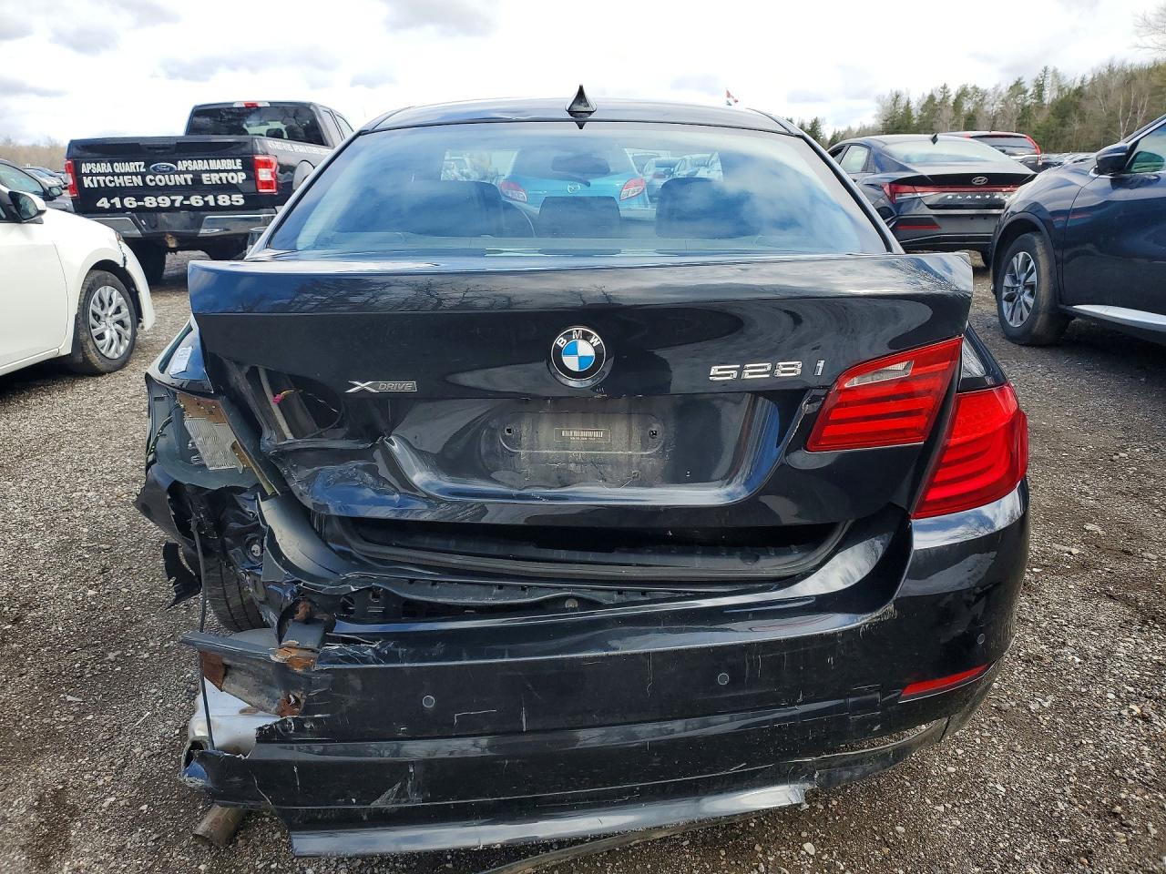 2013 Bmw 528 Xi Black vin: WBAXH5C5XDD115132