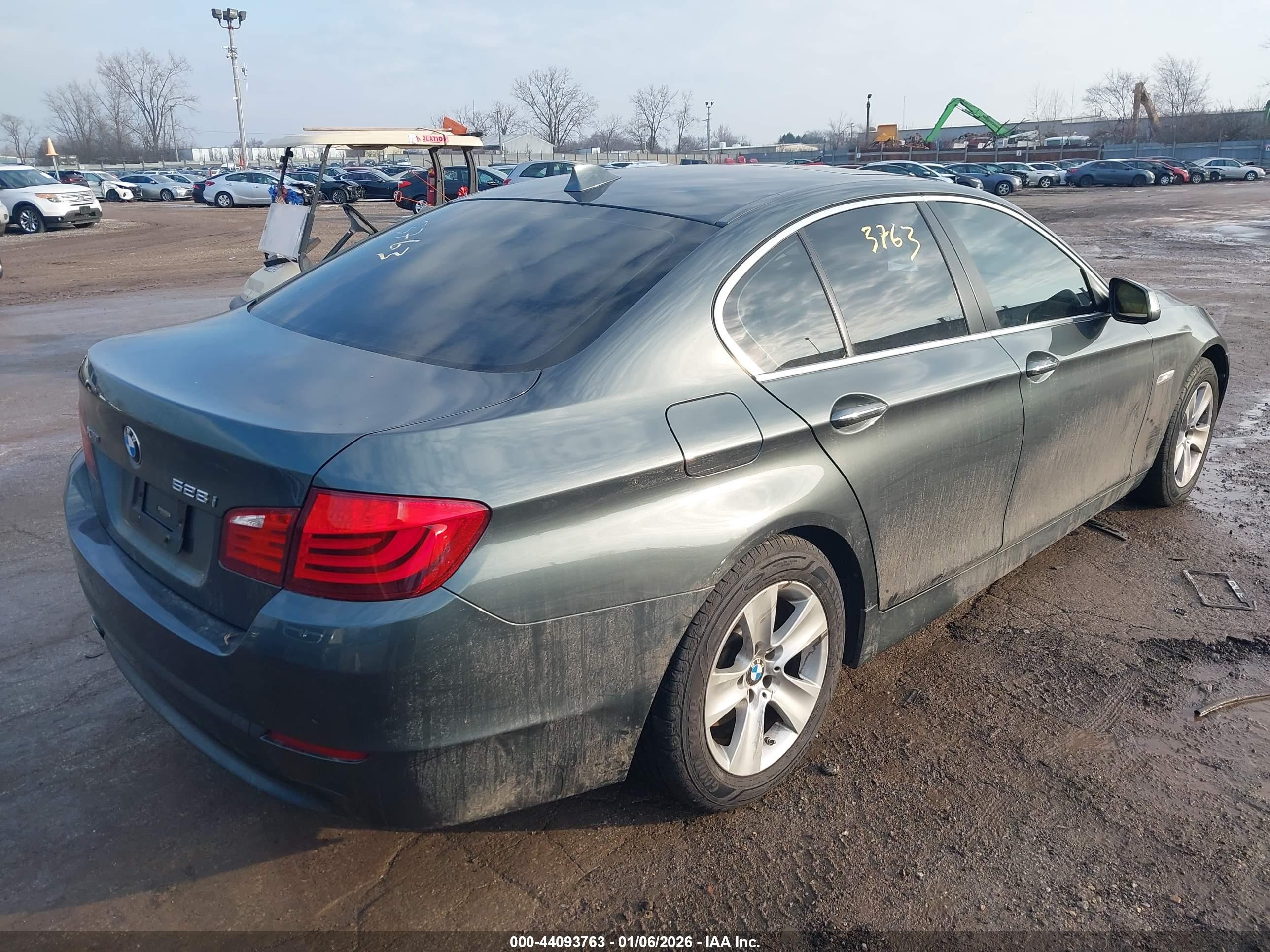2013 Bmw 528i Xdrive Gray vin: WBAXH5C5XDDW13427