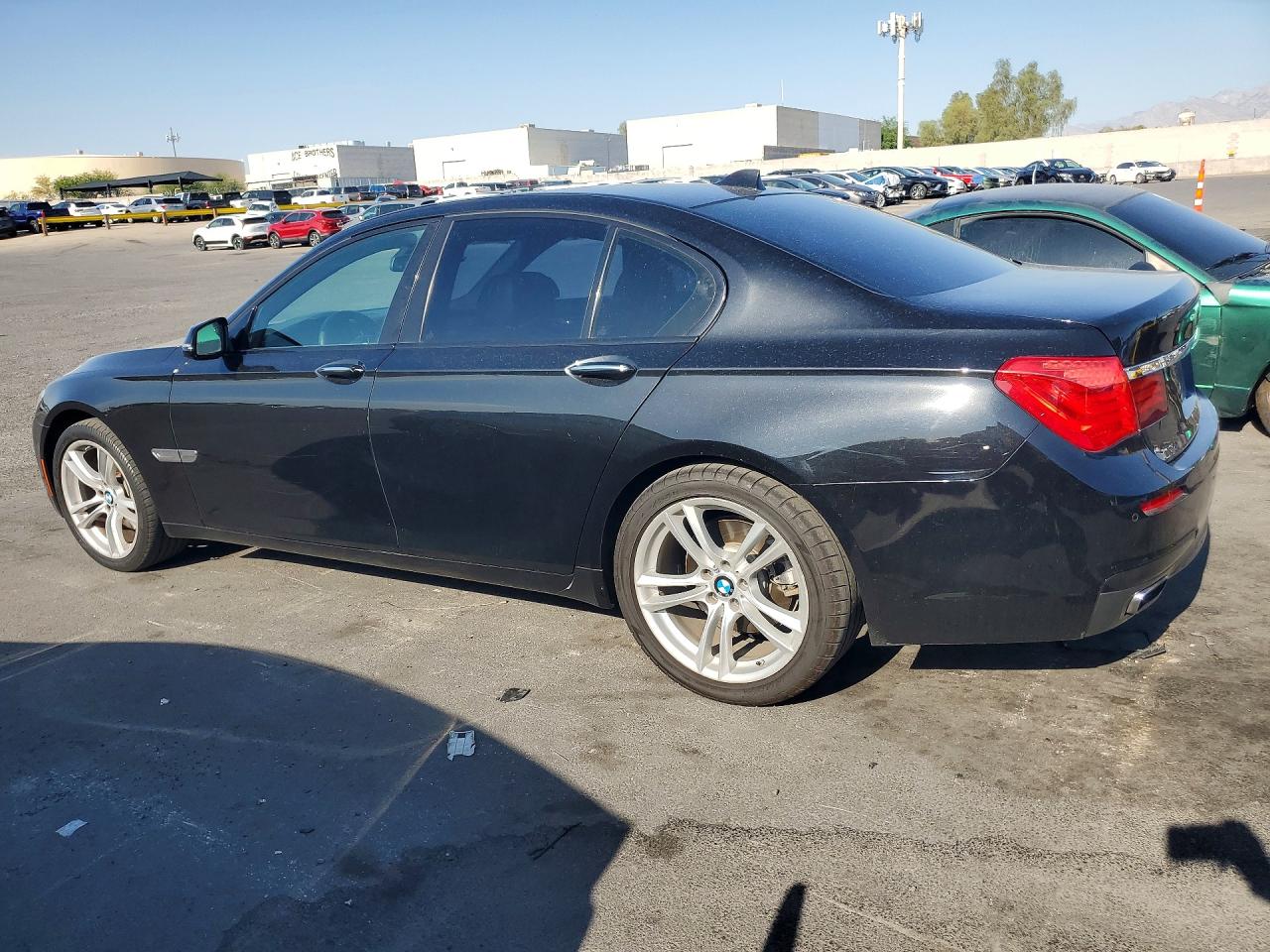 2015 Bmw 740 I Black vin: WBAYA6C50FGK16616