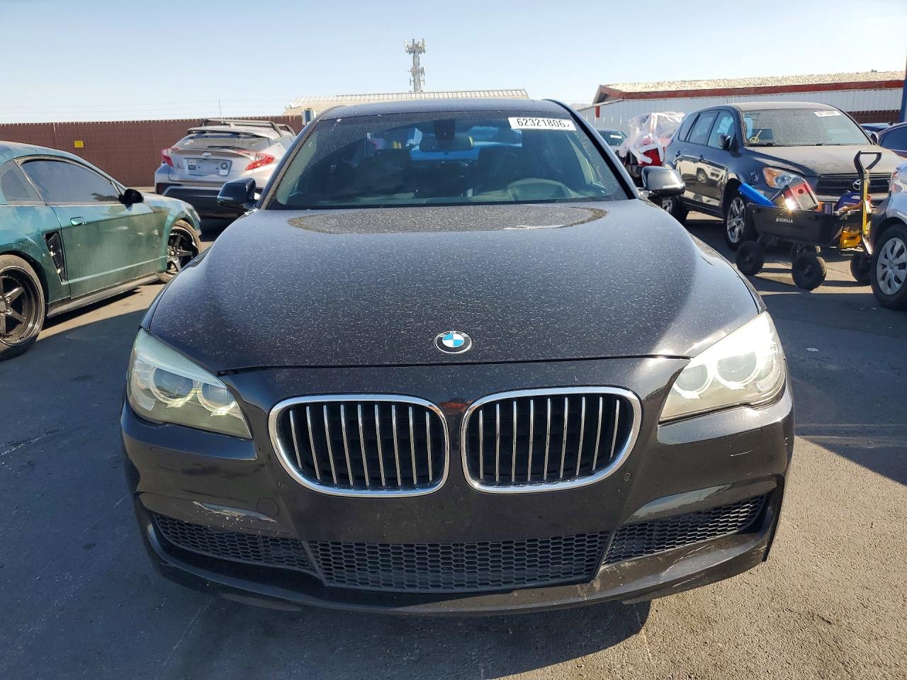 2015 Bmw 740 I Black vin: WBAYA6C50FGK16616