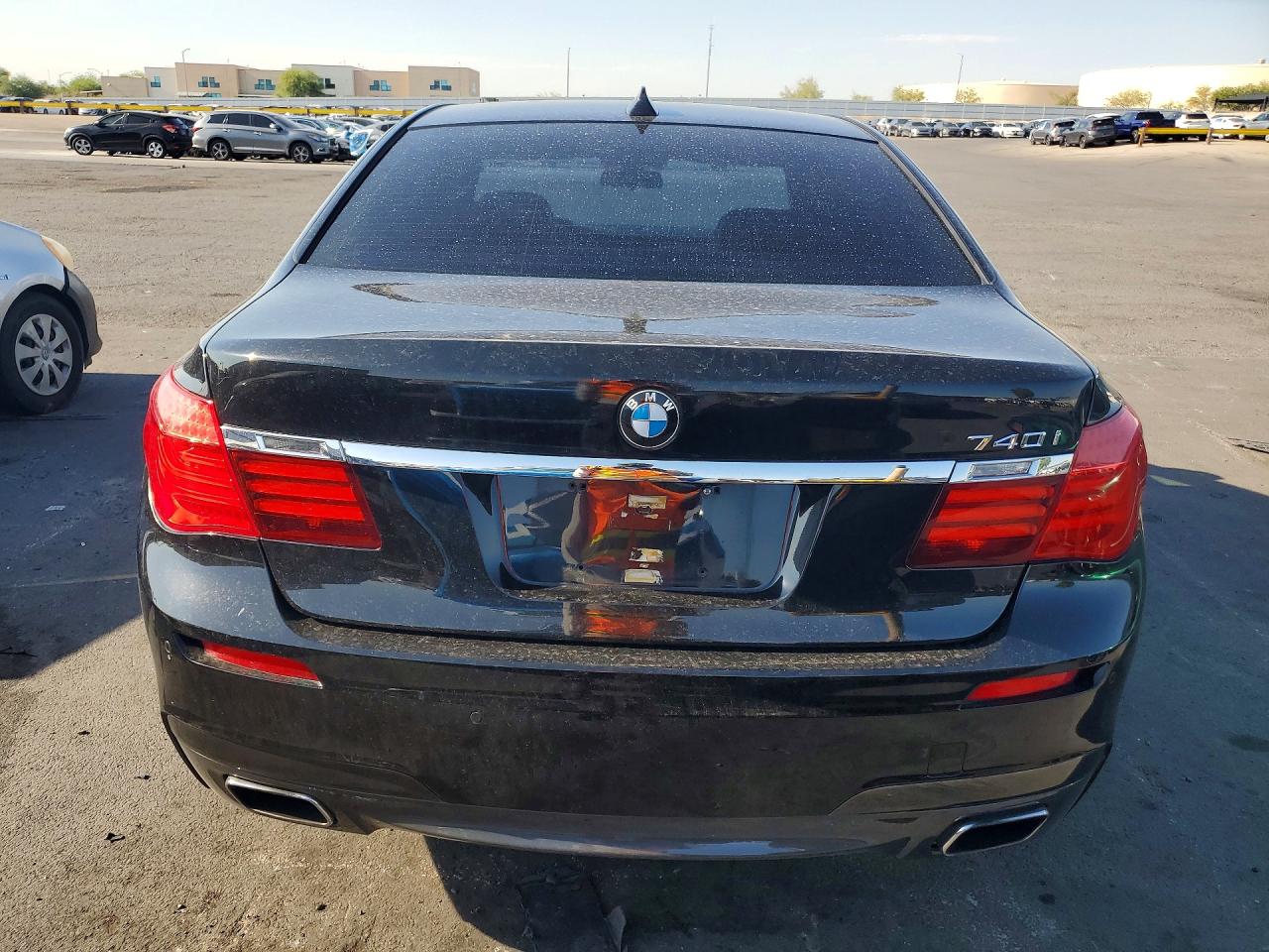 2015 Bmw 740 I Black vin: WBAYA6C50FGK16616