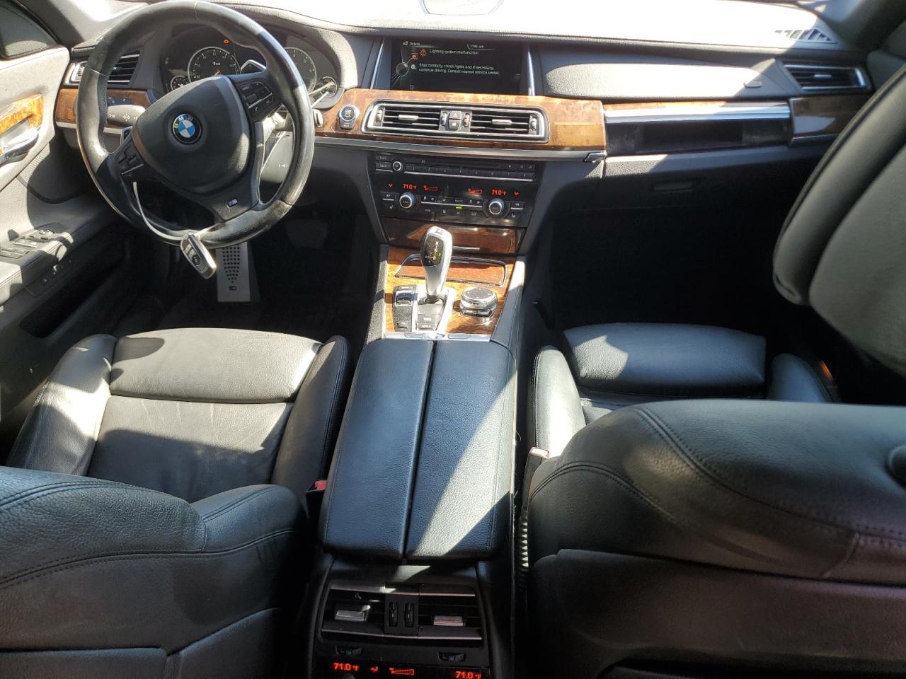 2014 Bmw 740 I White vin: WBAYA6C51ED144180