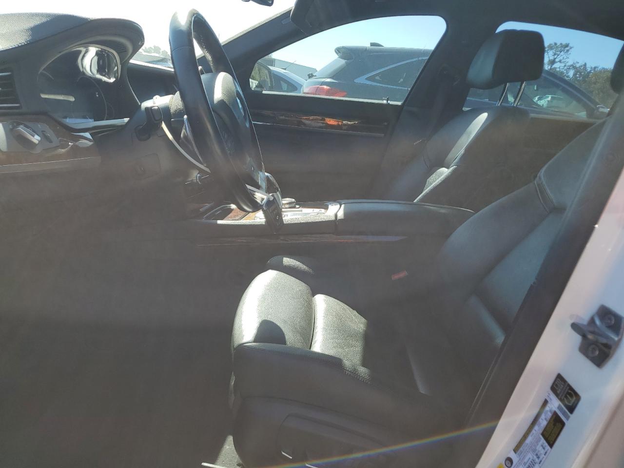 2014 Bmw 740 I White vin: WBAYA6C51ED144180