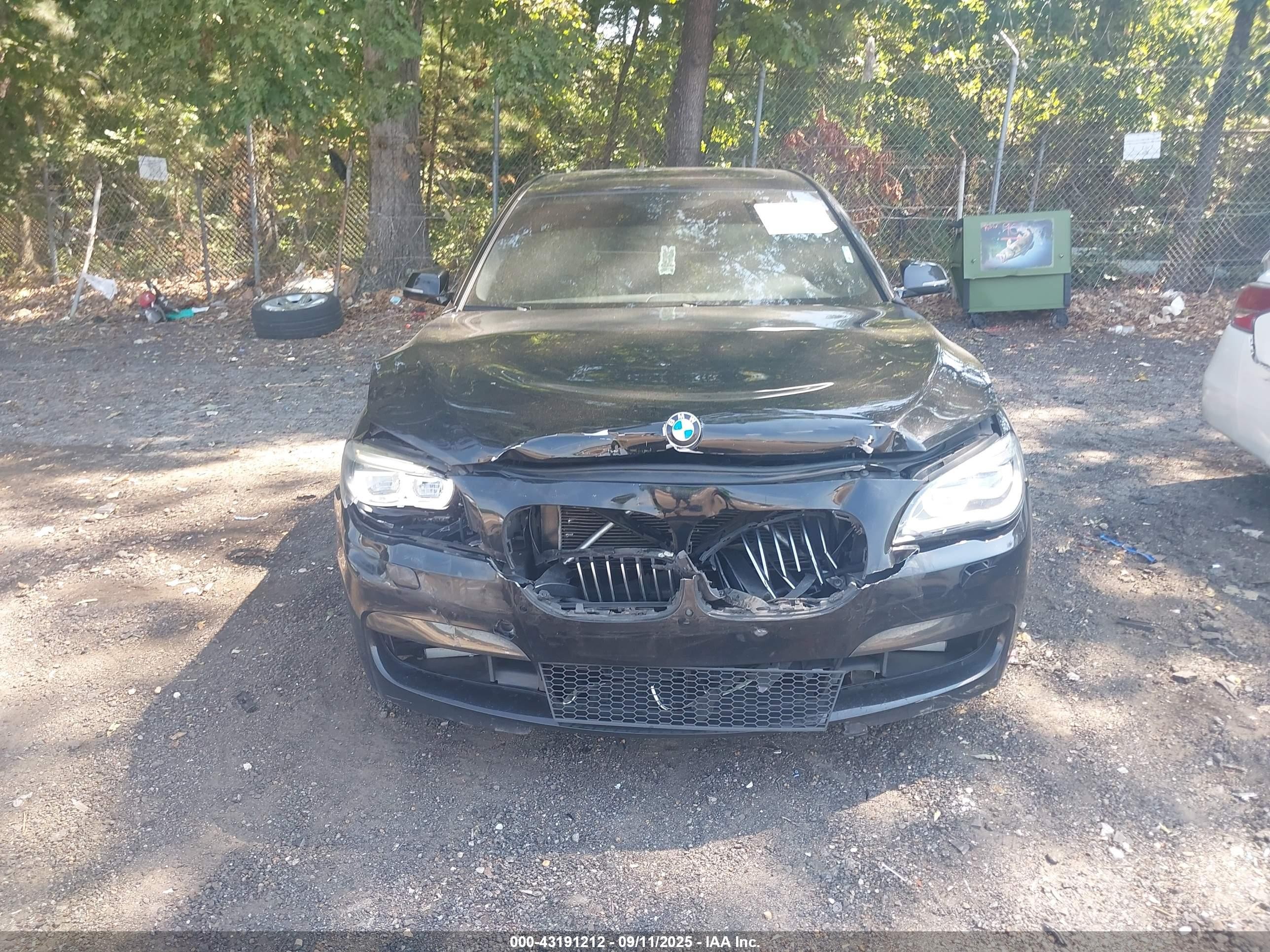 2014 Bmw 740i   Black vin: WBAYA6C52ED144477