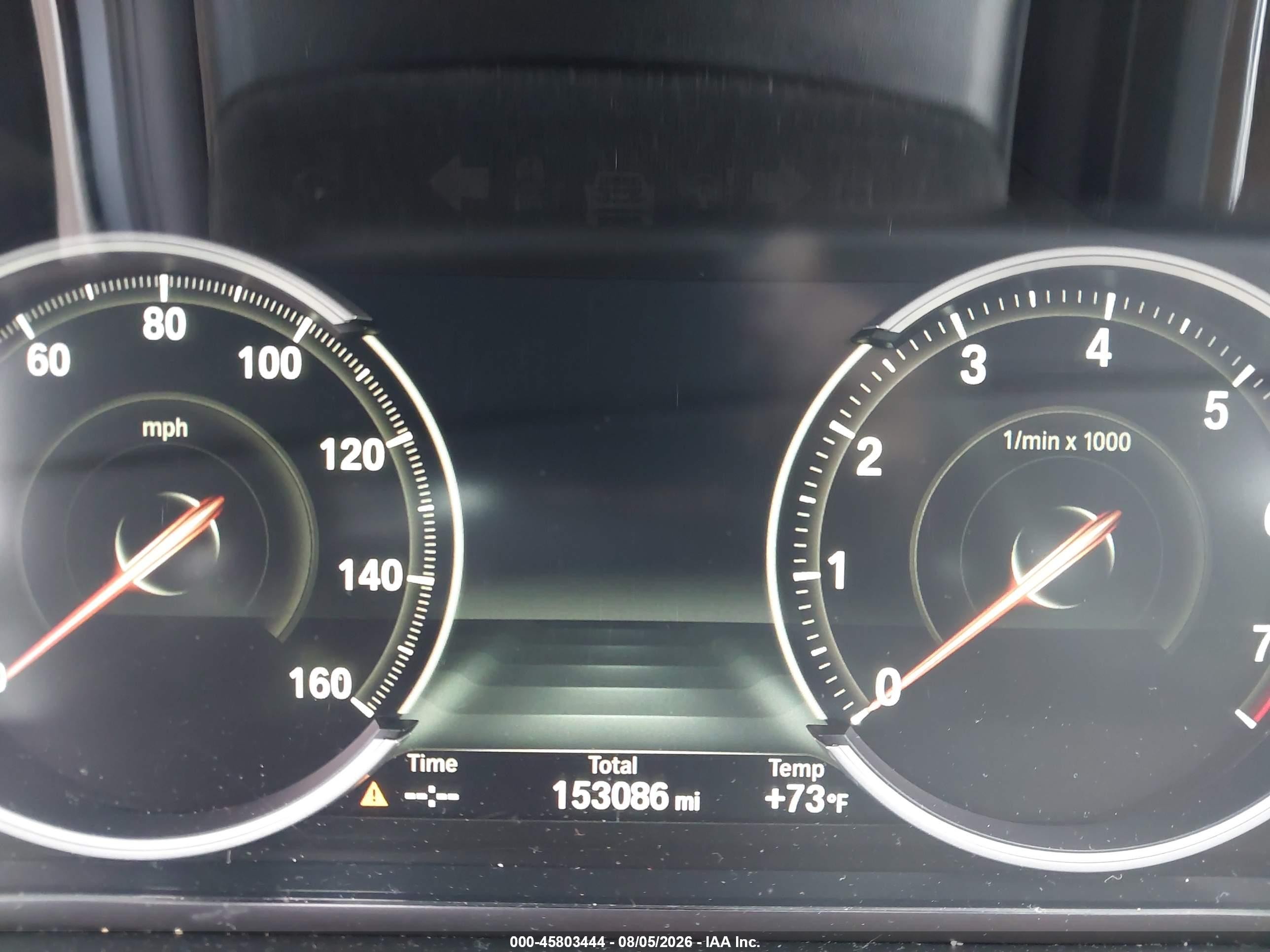 2015 Bmw 740i White vin: WBAYA6C52FGK16438