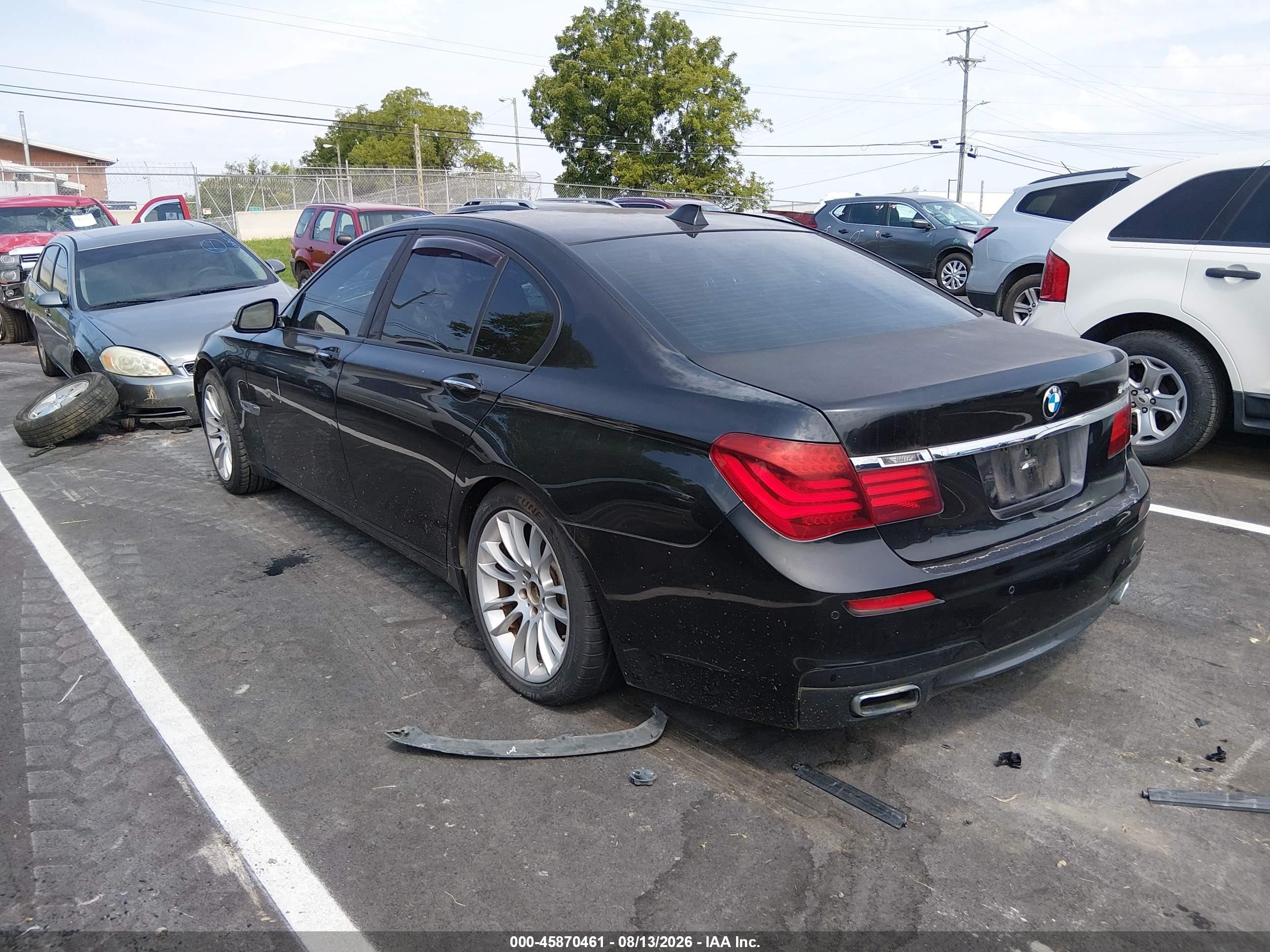 2013 Bmw 740i   Black vin: WBAYA6C53DC994977
