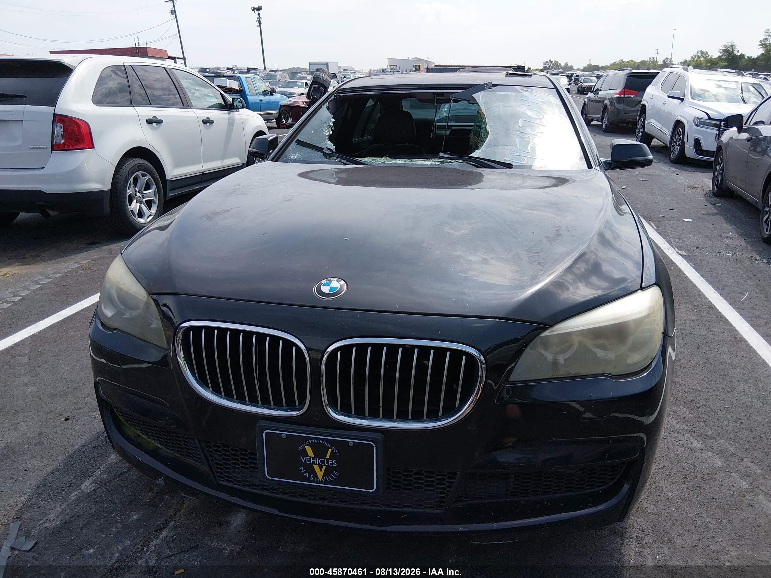 2013 Bmw 740i   Black vin: WBAYA6C53DC994977