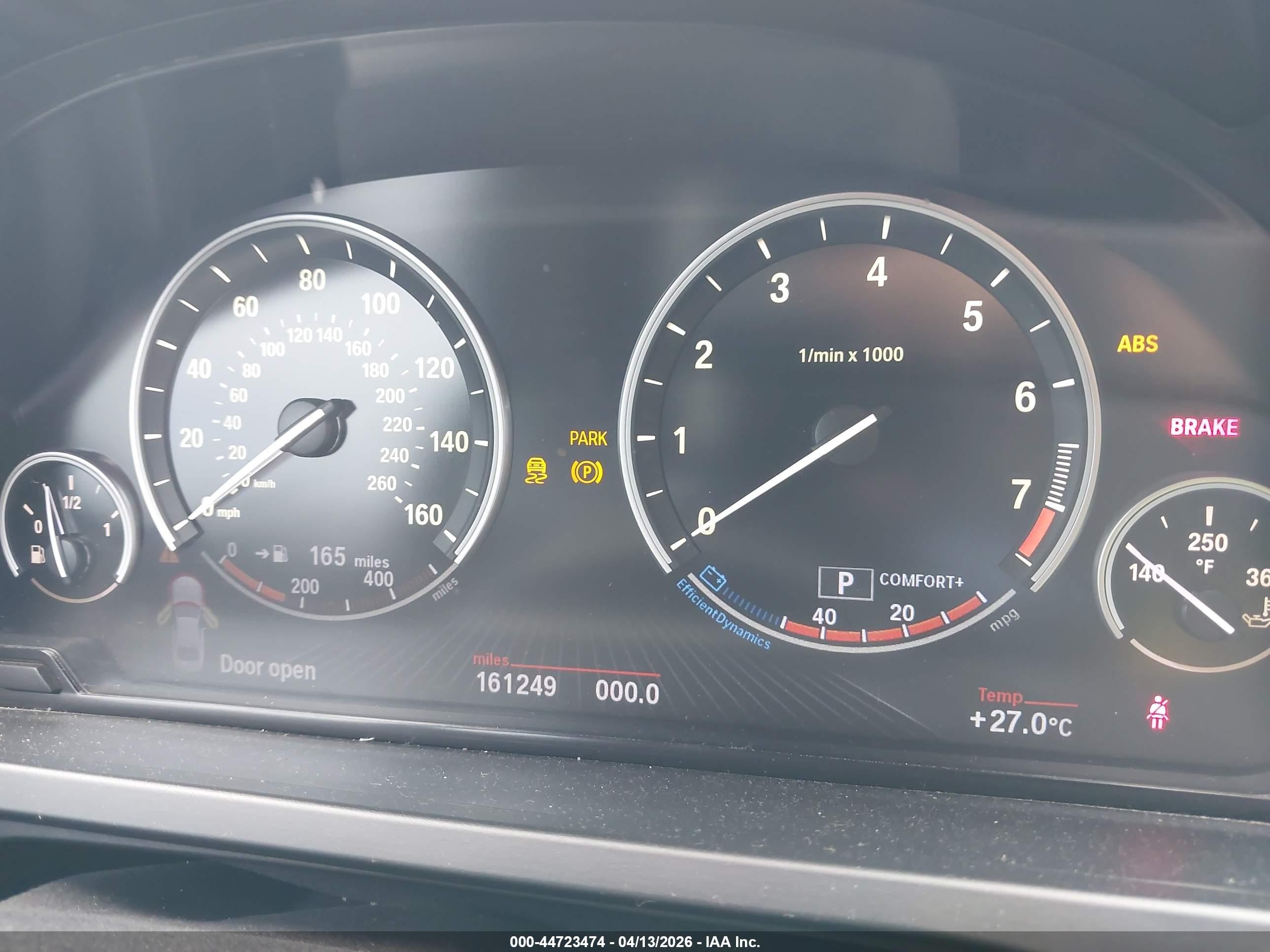 2013 Bmw 740i   Silver vin: WBAYA6C53DC995059