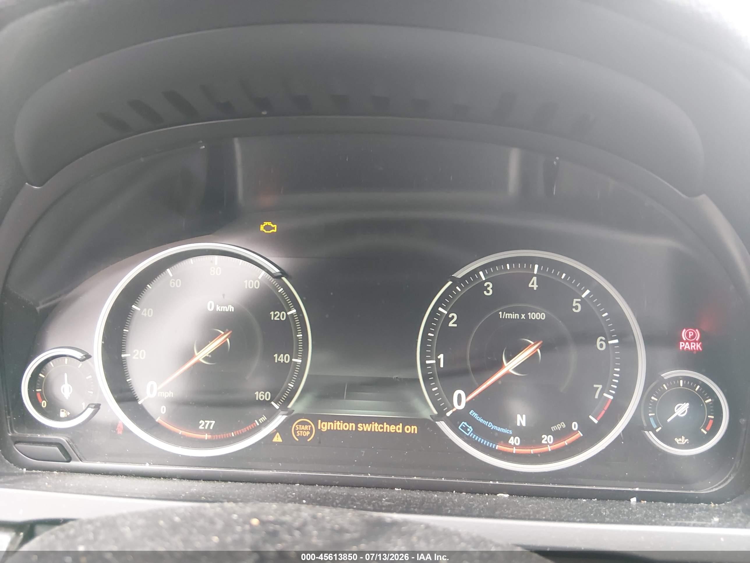 2014 Bmw 740i   White vin: WBAYA6C53ED144505