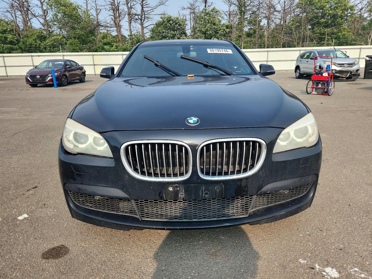 2015 Bmw 740 I Black vin: WBAYA6C53FG273294