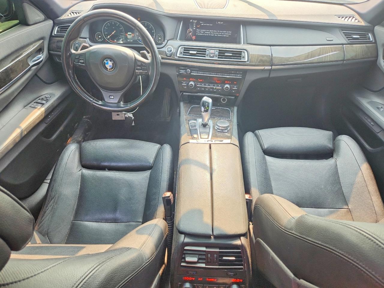 2015 Bmw 740 I Black vin: WBAYA6C53FG273294