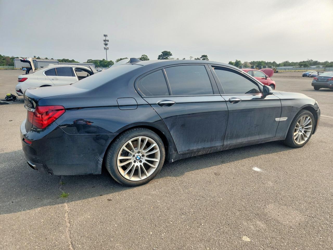 2015 Bmw 740 I Black vin: WBAYA6C53FG273294