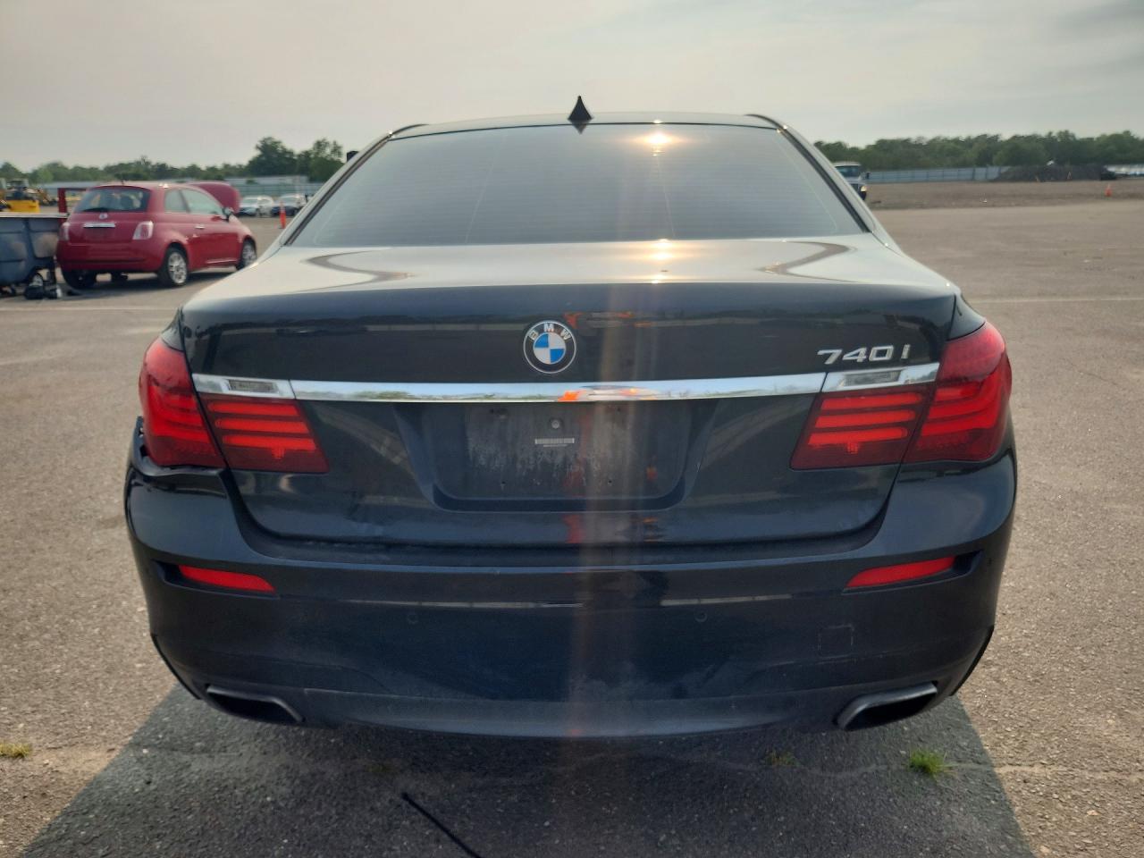 2015 Bmw 740 I Black vin: WBAYA6C53FG273294