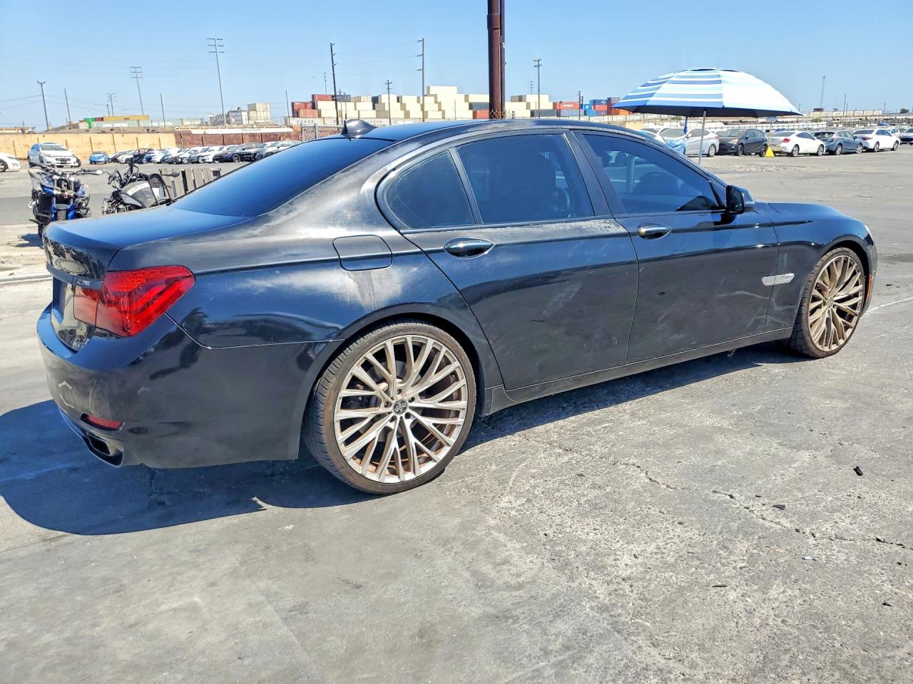 2013 Bmw 740 I Black vin: WBAYA6C54DC995183