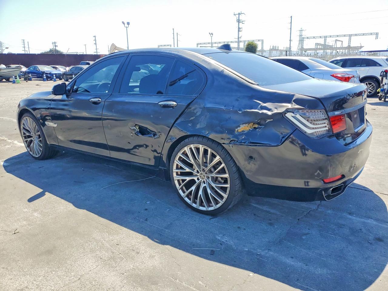 2013 Bmw 740 I Black vin: WBAYA6C54DC995183