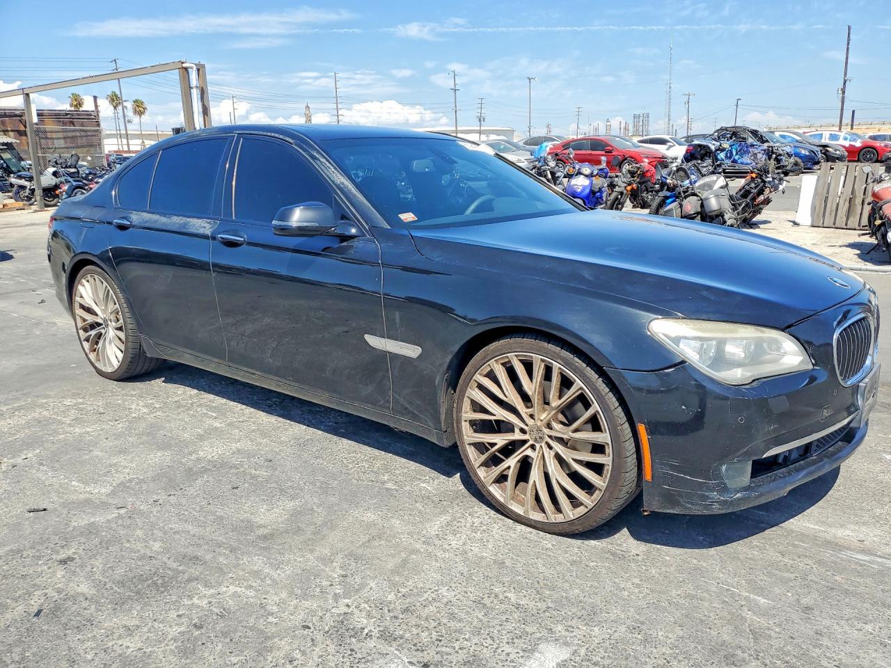 2013 Bmw 740 I Black vin: WBAYA6C54DC995183