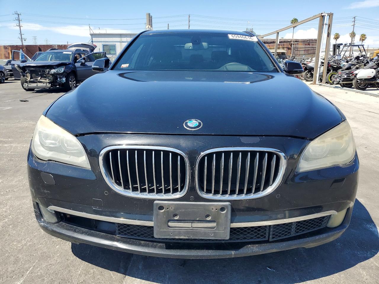 2013 Bmw 740 I Black vin: WBAYA6C54DC995183