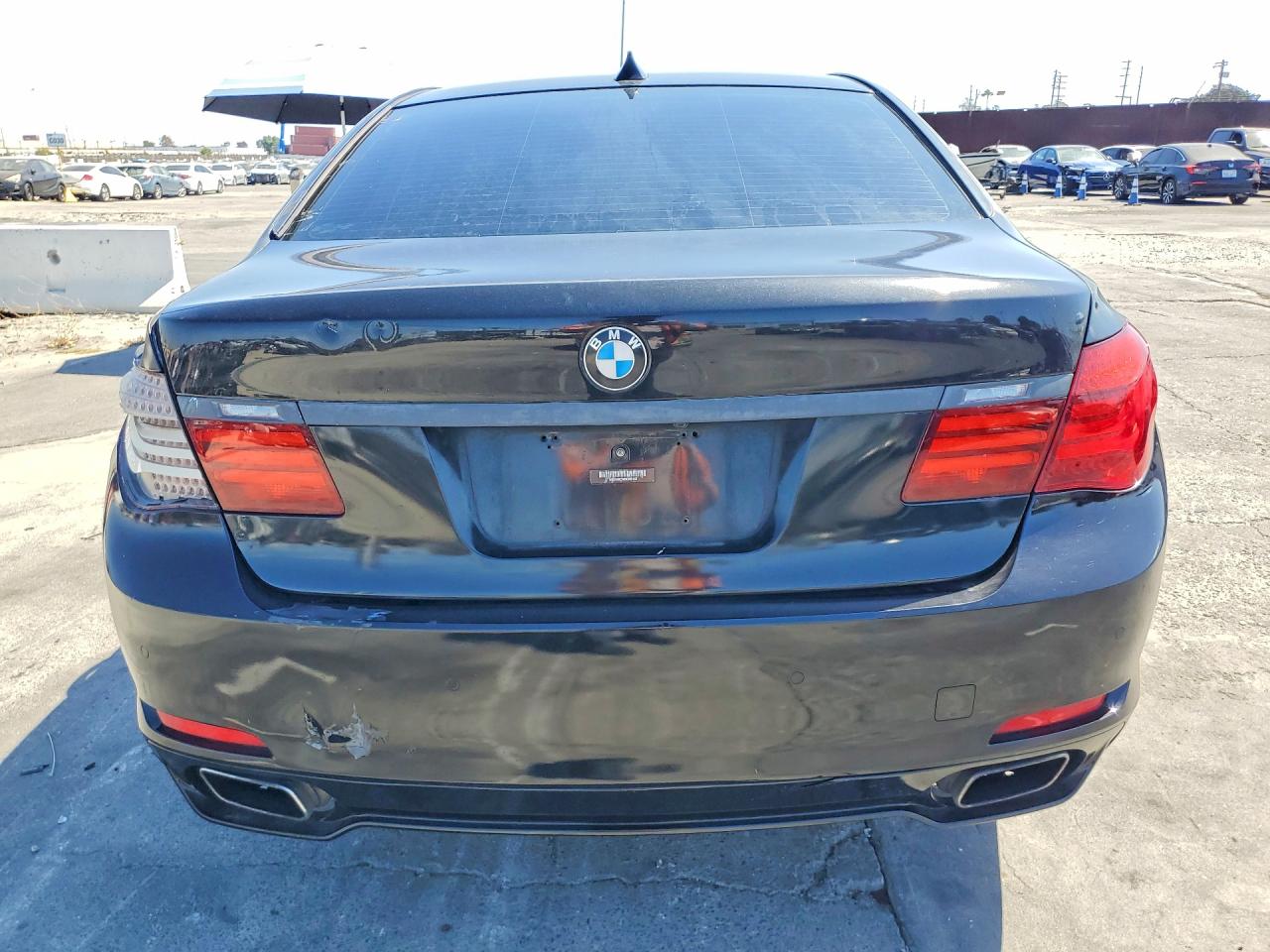 2013 Bmw 740 I Black vin: WBAYA6C54DC995183