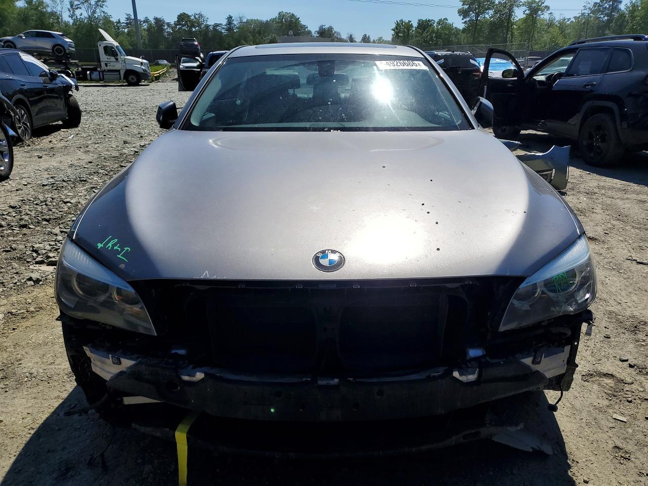 2014 Bmw 740 I Gray vin: WBAYA6C54ED144335