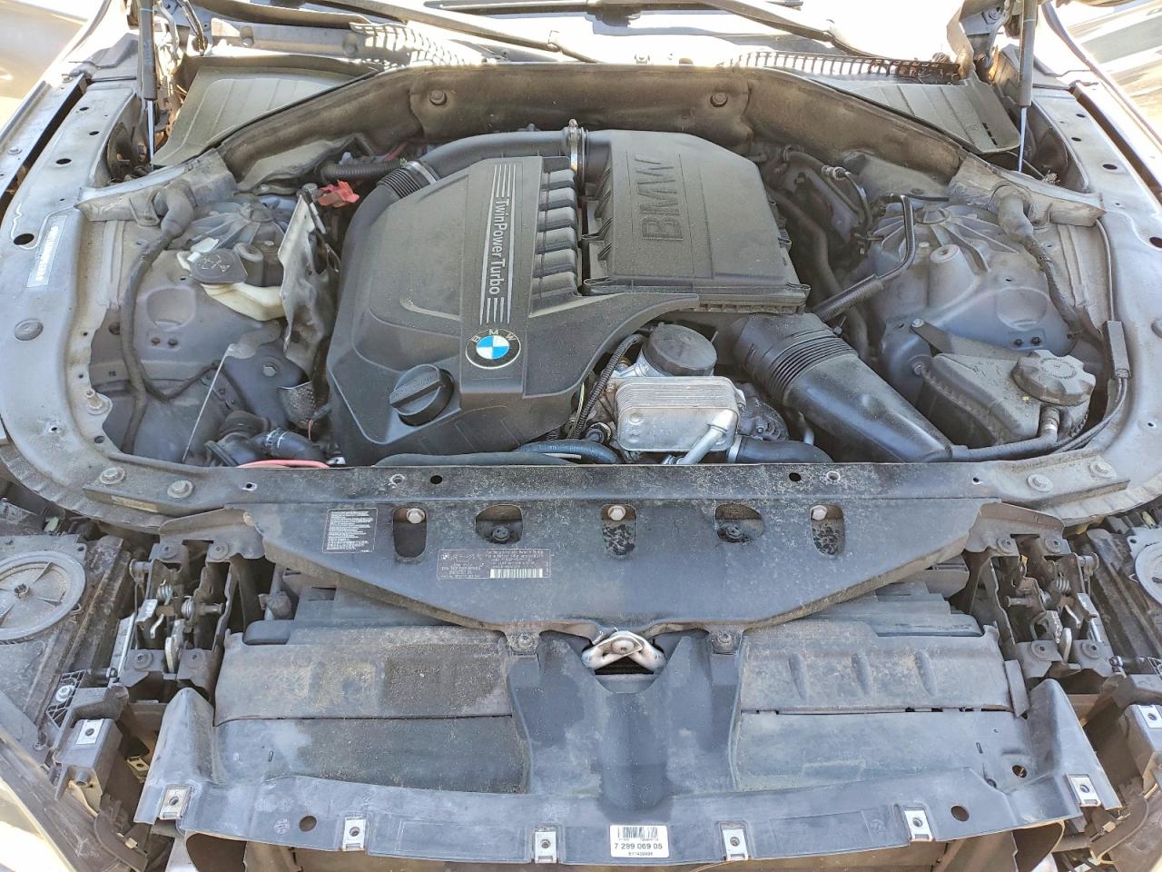 2014 Bmw 740 I Gray vin: WBAYA6C54ED144335
